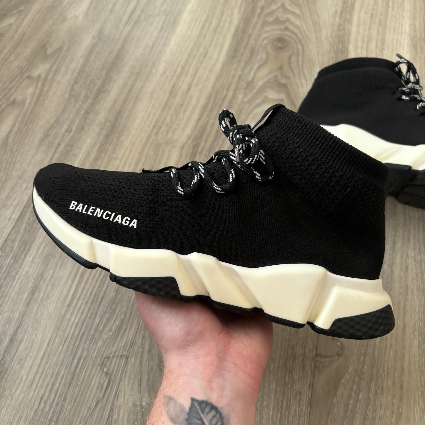 Balenciaga Speed Laced Trainers UK 8