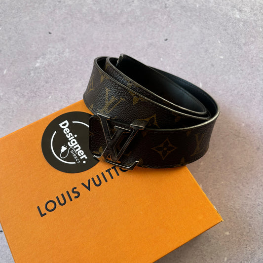 Louis Vuitton Brown Monogram Belt - Fits Waist 34” - 36”