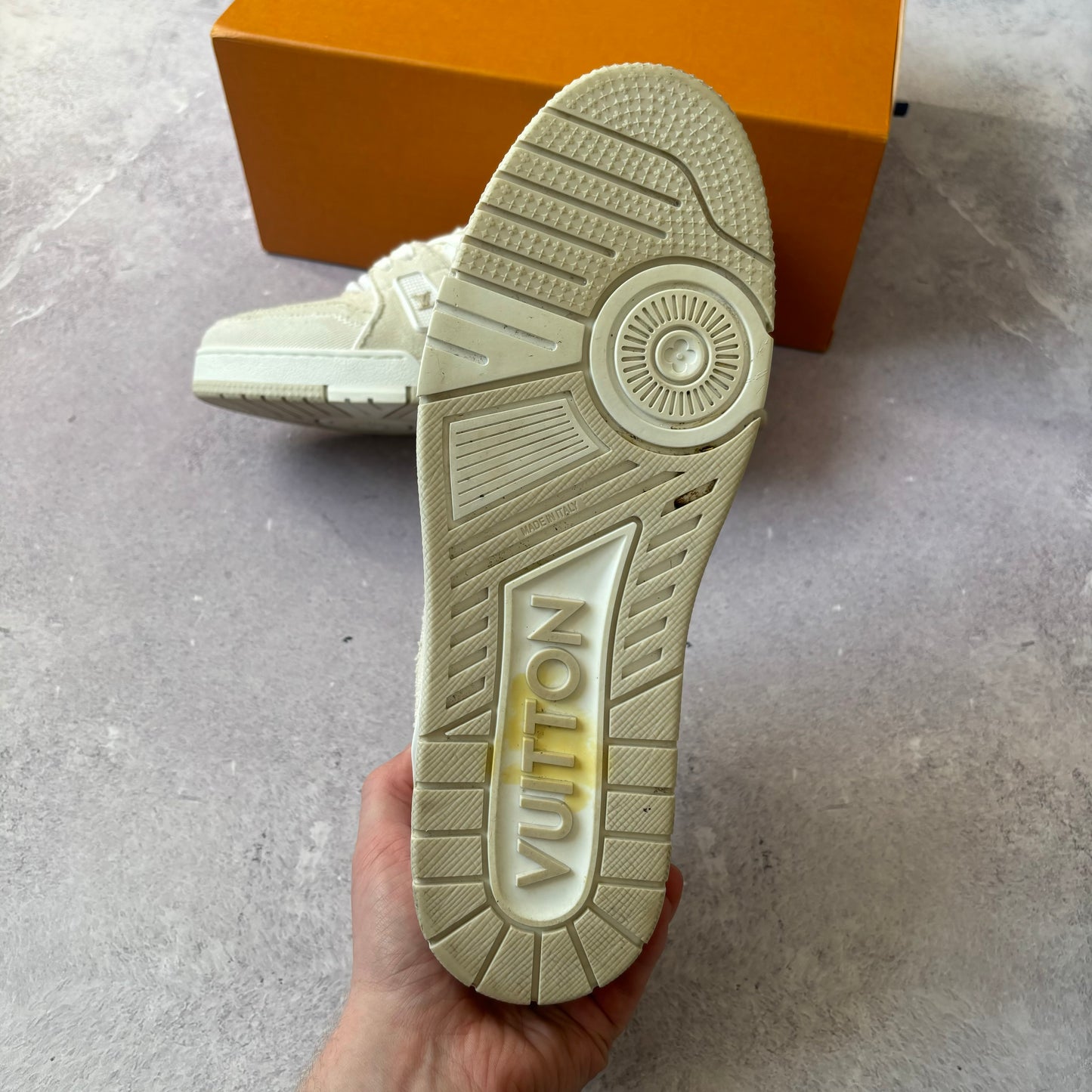 Louis Vuitton Denim Trainers - Fits UK 8.5