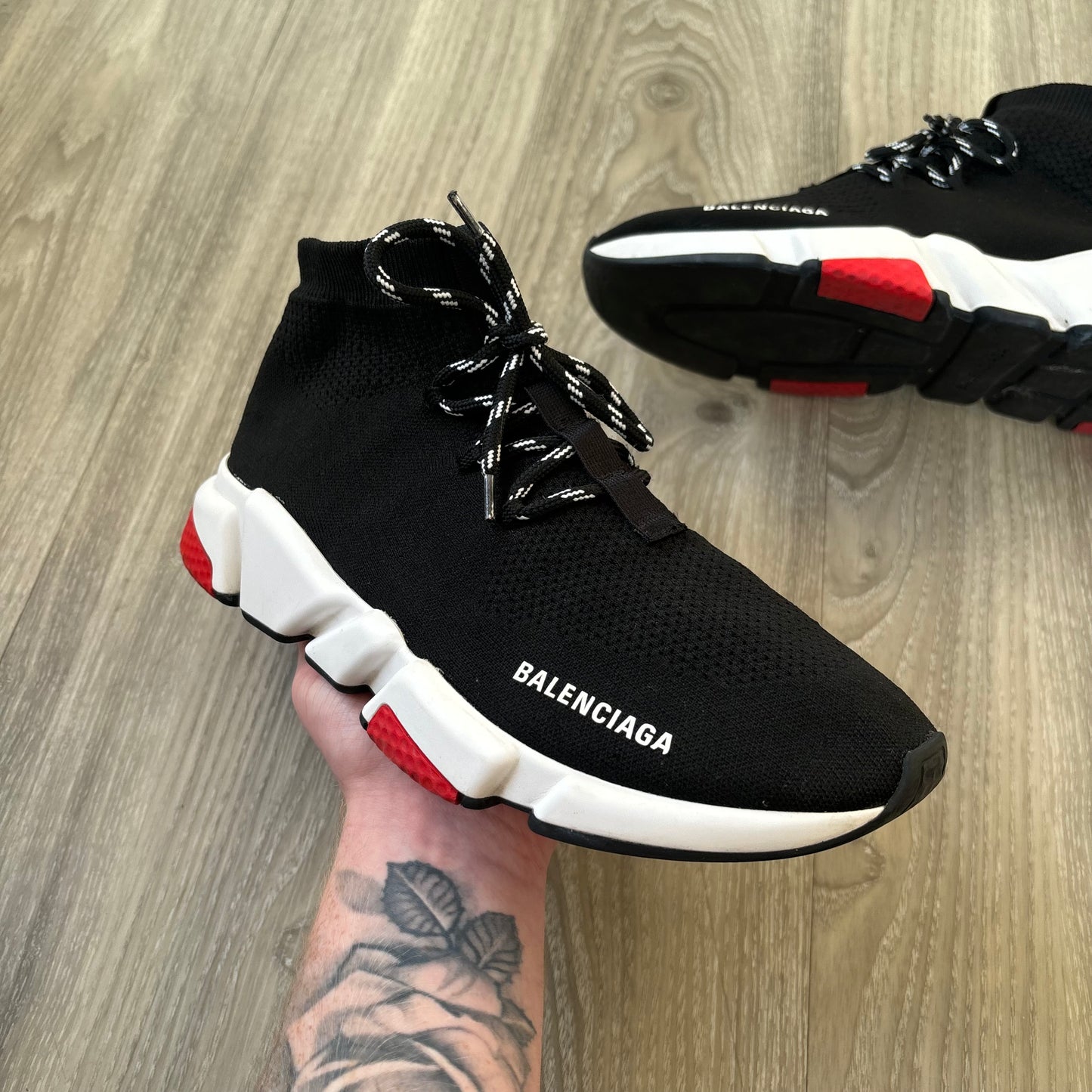 Balenciaga Speed Laced Trainers UK 9