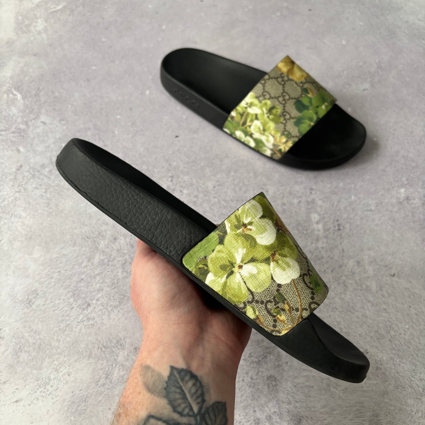 Gucci Bloom Sliders - UK 8