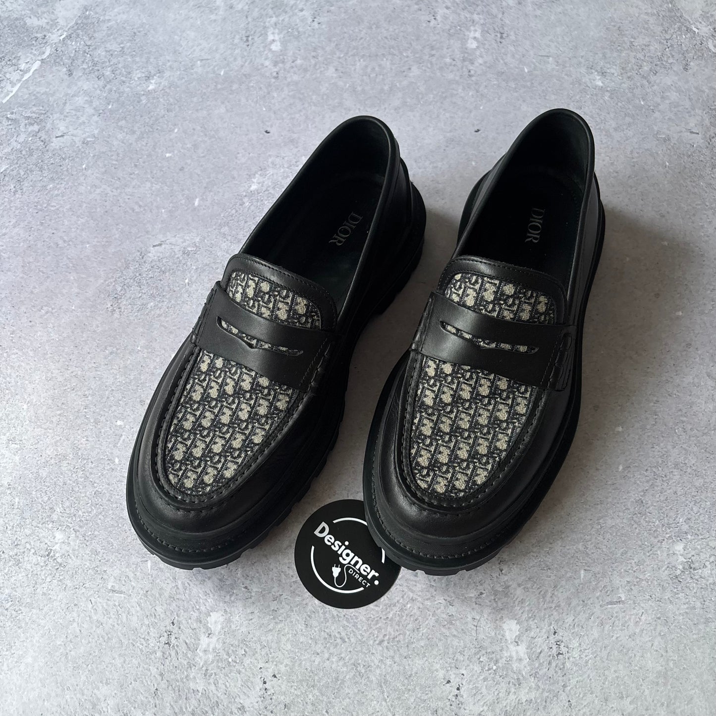 Dior Oblique Loafers - Fits UK 8