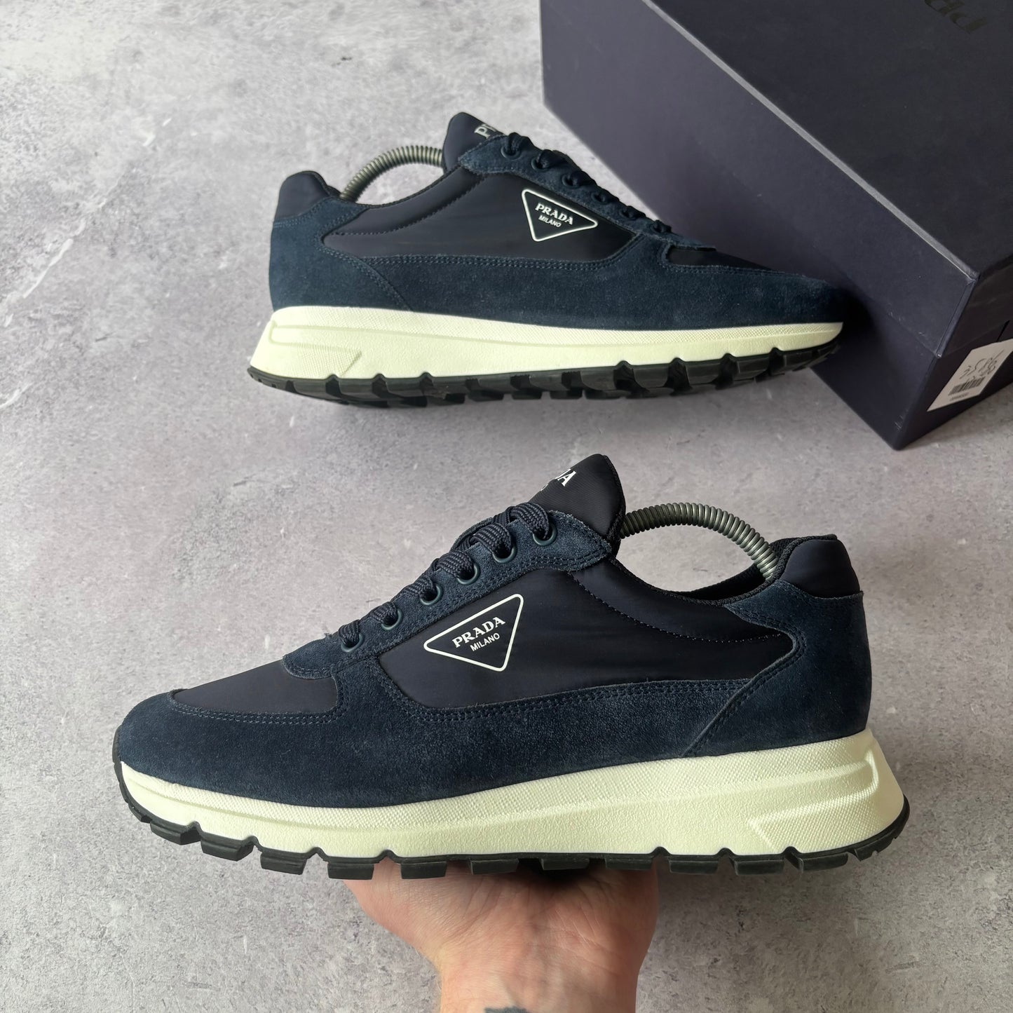 Prada Re-Nylon Trainers - UK 7.5