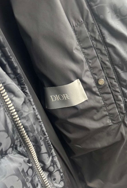 Dior Oblique Puffer Jacket Size 44