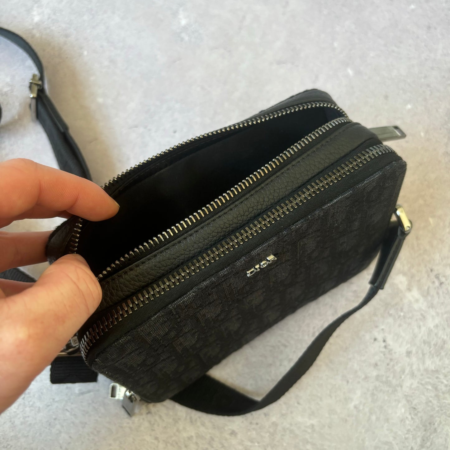 Dior Oblique Jacquard Coin Pouch