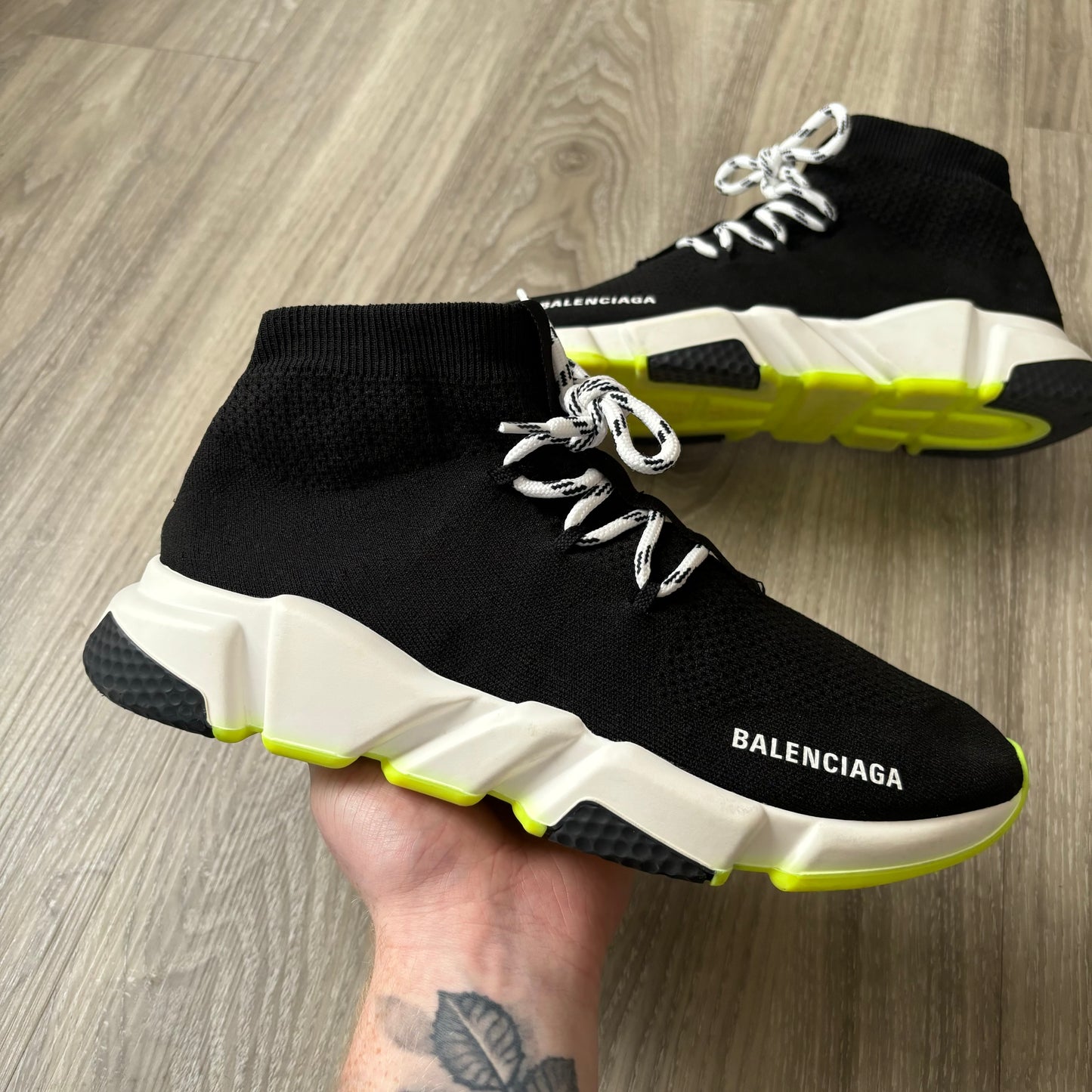 Balenciaga Speed Laced Trainers UK 9