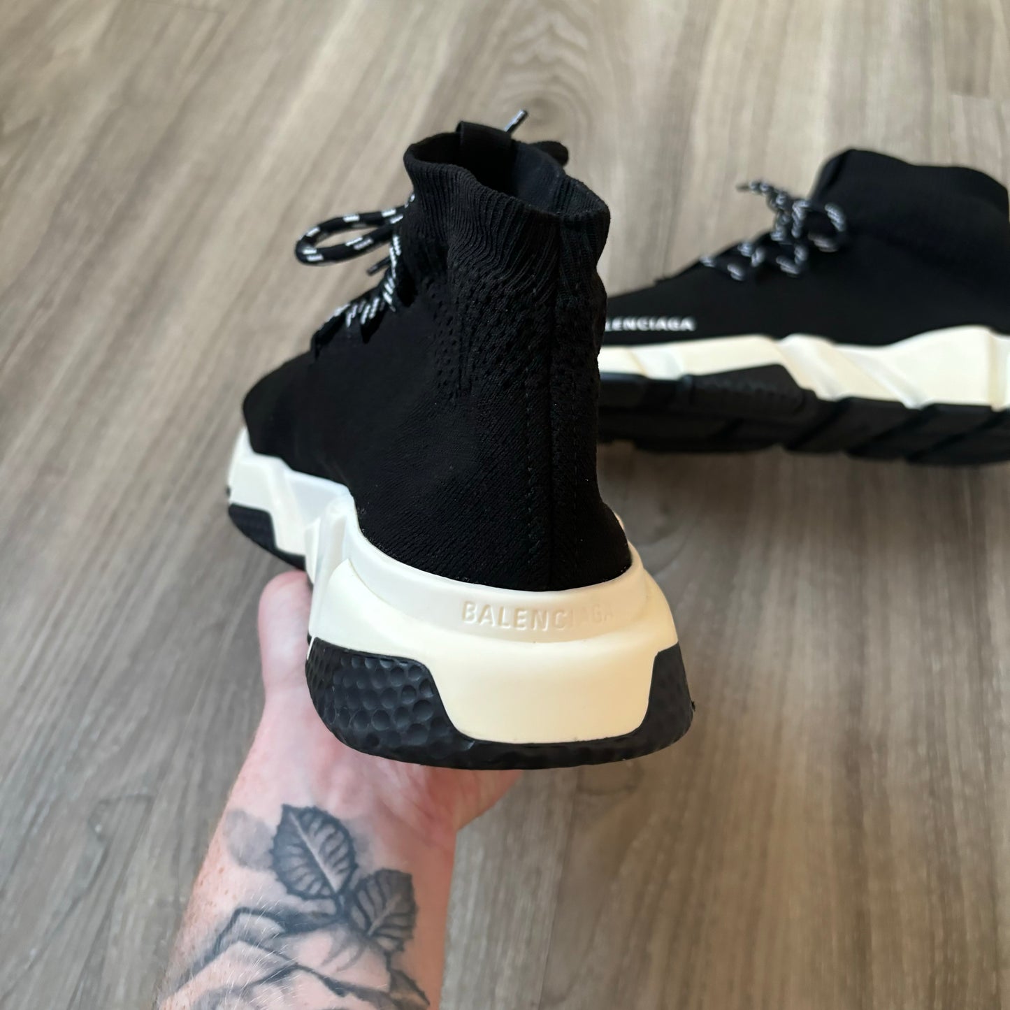 Balenciaga Speed Laced Trainers UK 9