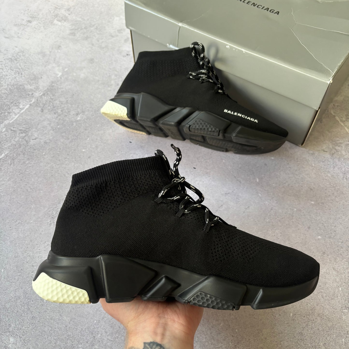 Balenciaga Speed Laced Trainers - Fits UK 8