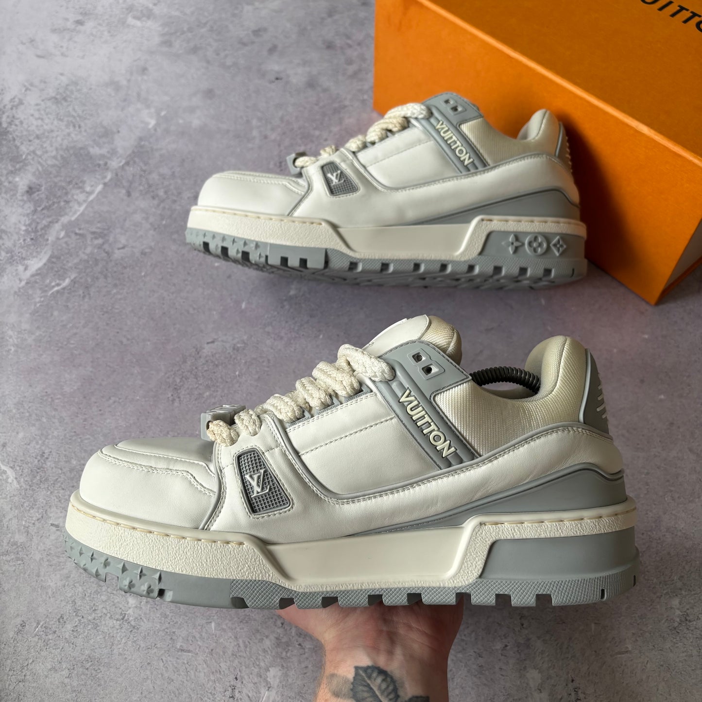 Louis Vuitton Maxi Trainers - Fits UK 10.5