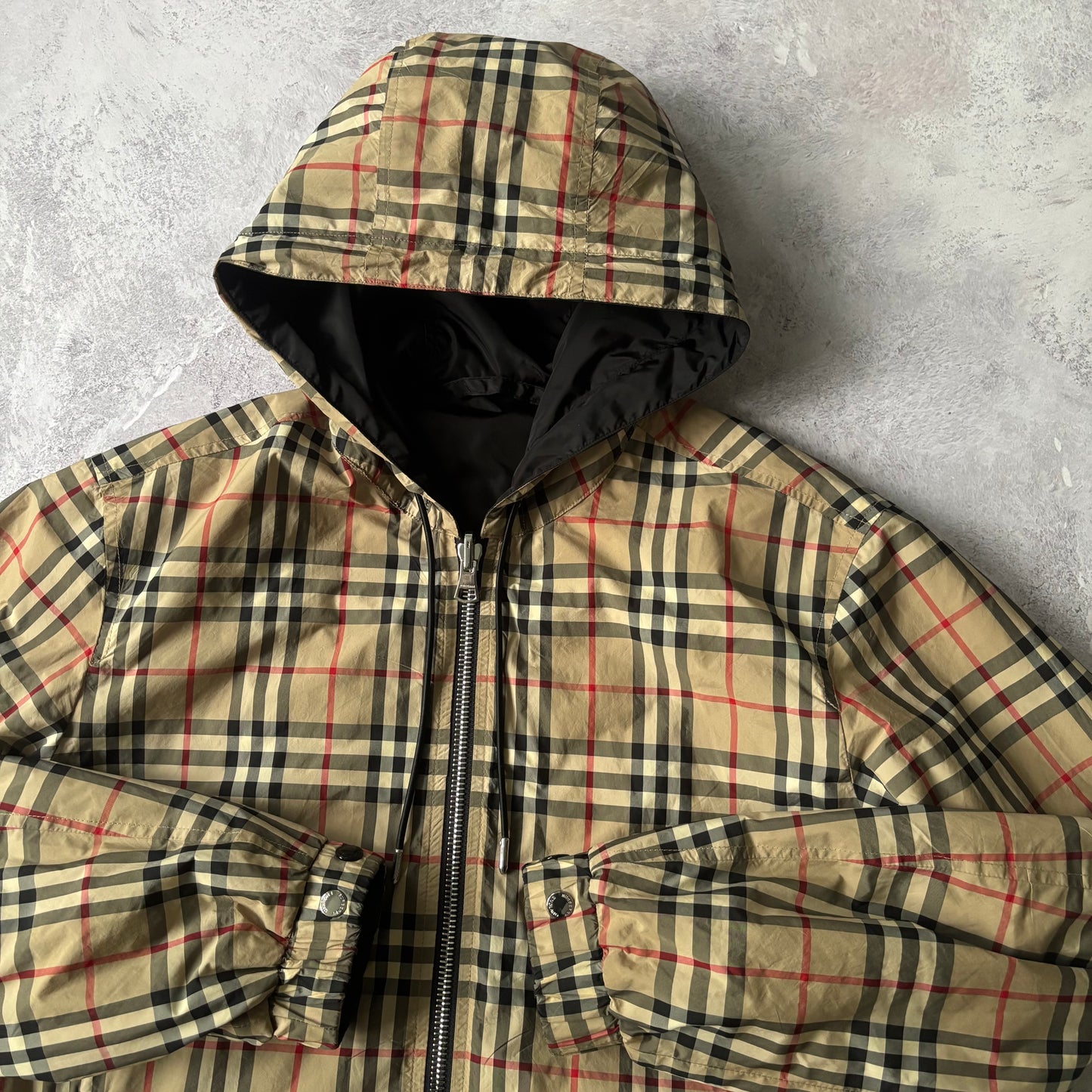 Burberry Reversible Windbreaker Jacket - Large