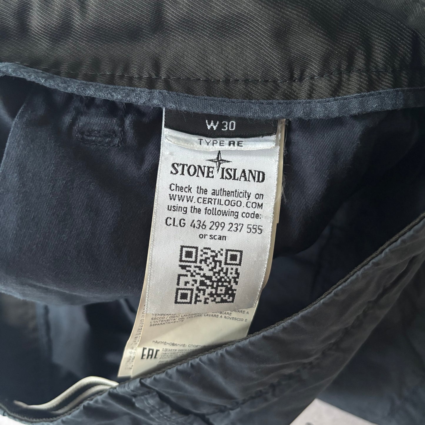Stone Island Cargo Shorts - Size 30
