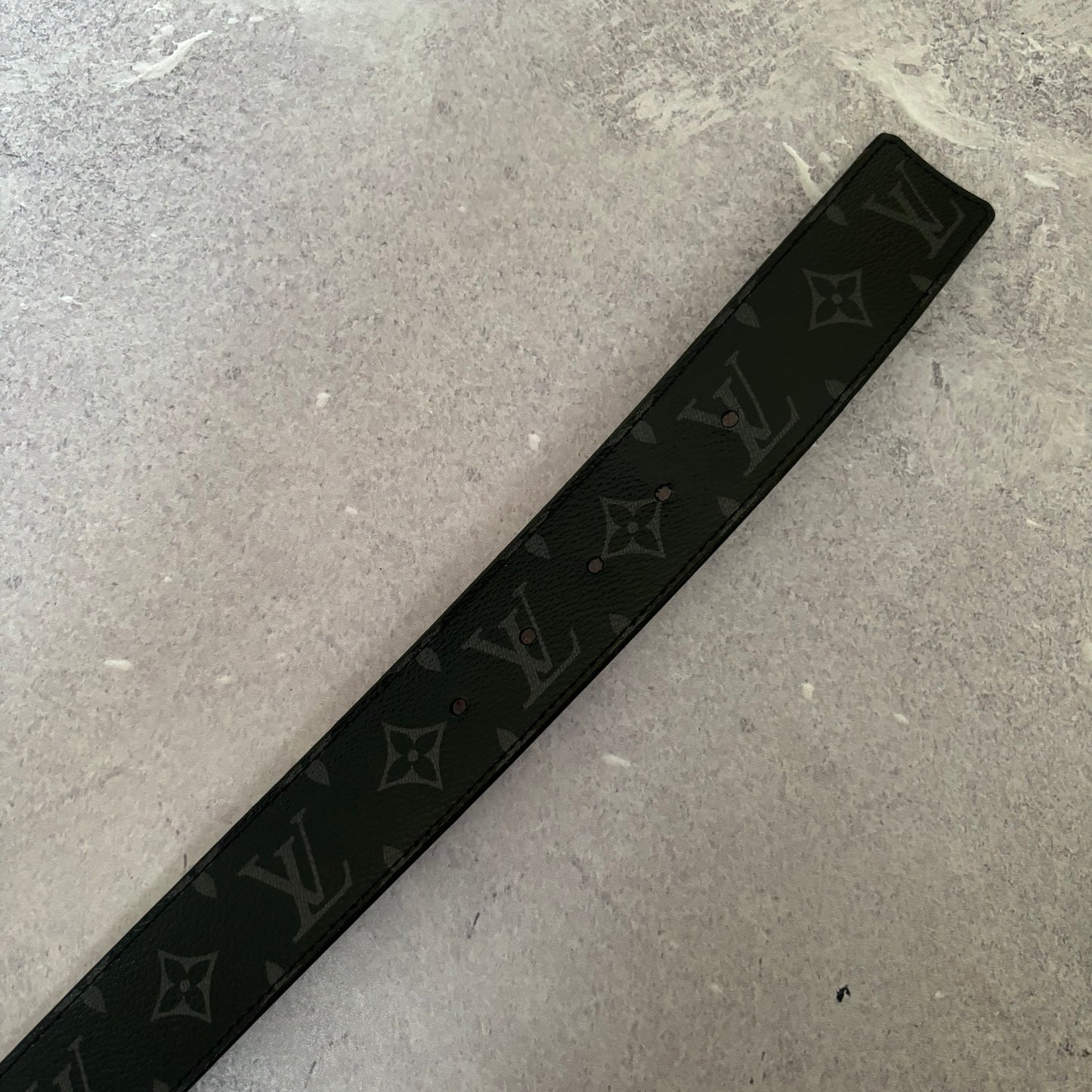 Louis Vuitton Black Monogram Belt Fits Waist 36” - 40”
