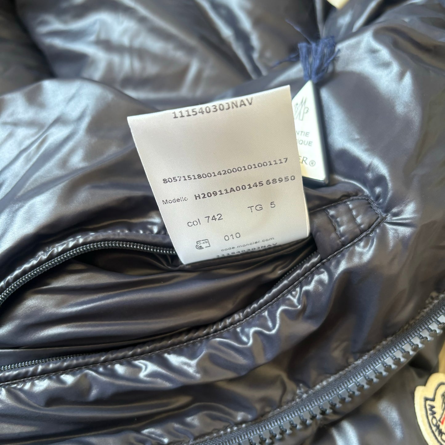 Moncler Lunetiere Puffer Jacket Size 5