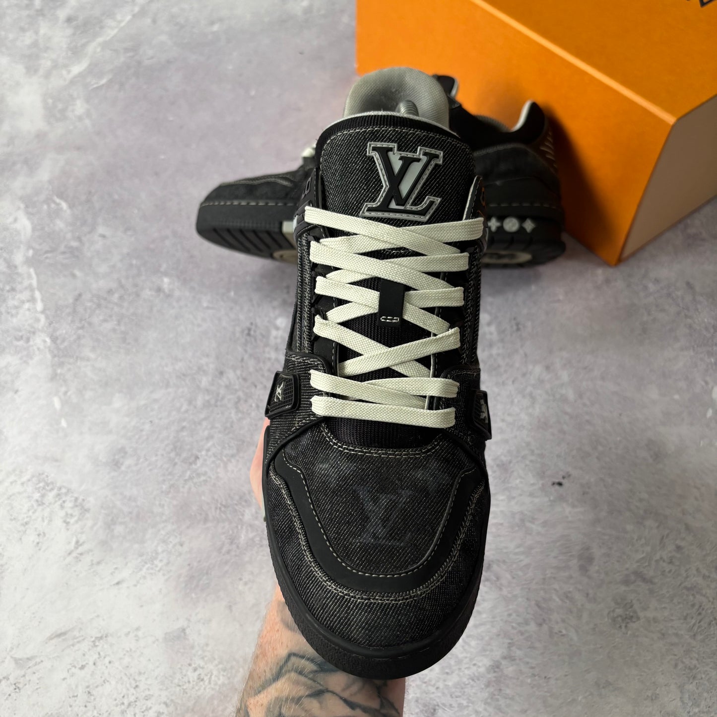 Louis Vuitton Denim Trainers - Fits UK 8.5