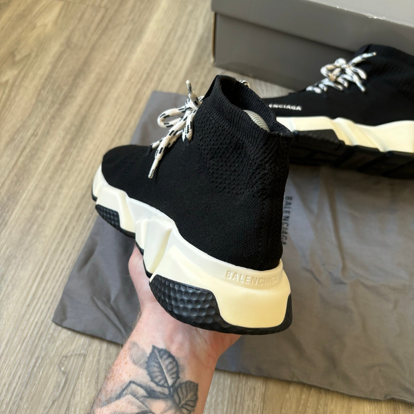 Balenciaga Speed Laced Trainers UK 7