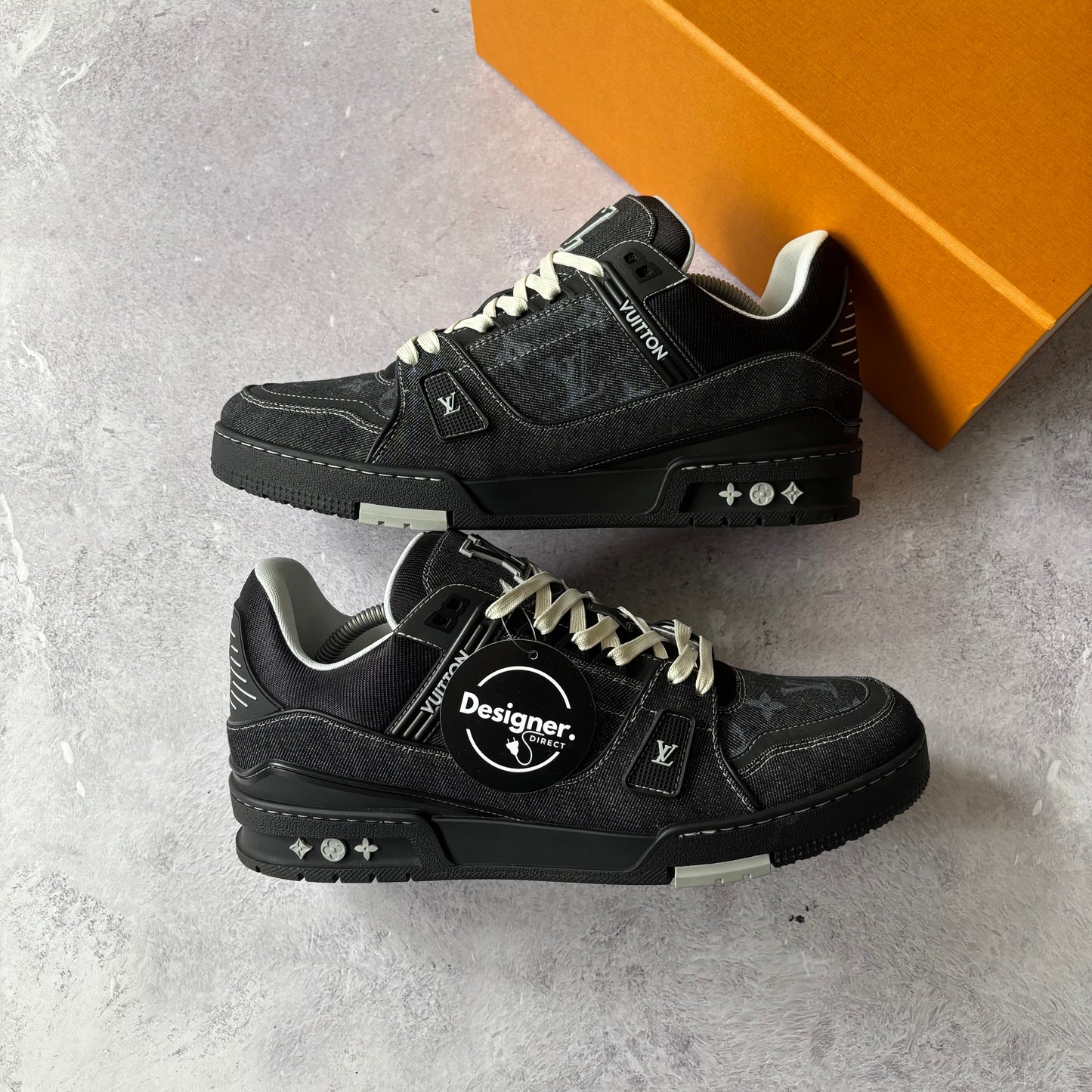 Louis Vuitton Denim Trainers - Fits UK 10.5/11