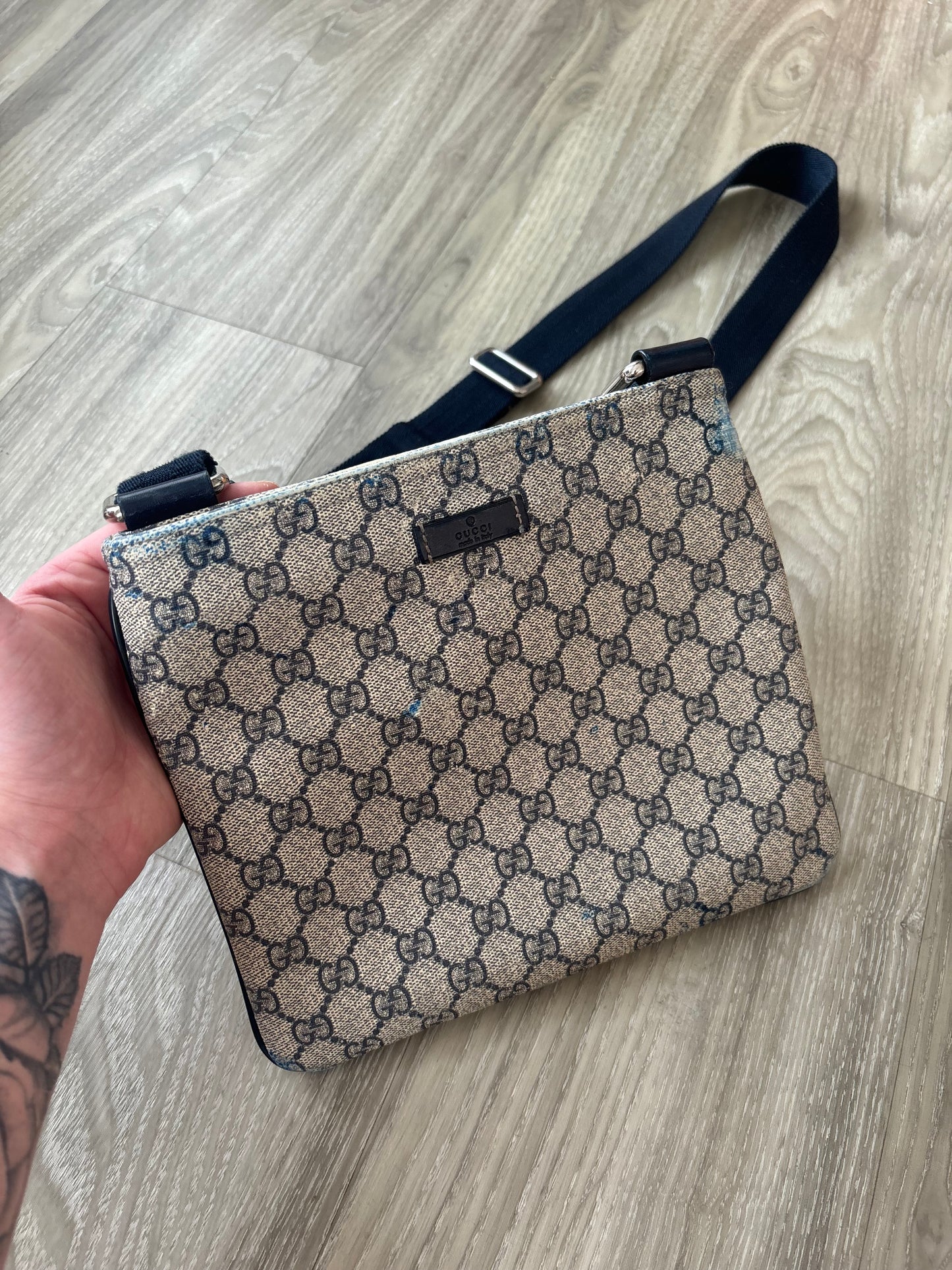 Gucci Messenger Bag (Navy)