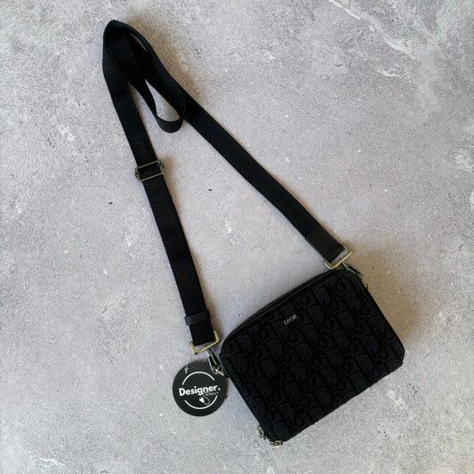 Dior Oblique Jacquard Coin Pouch