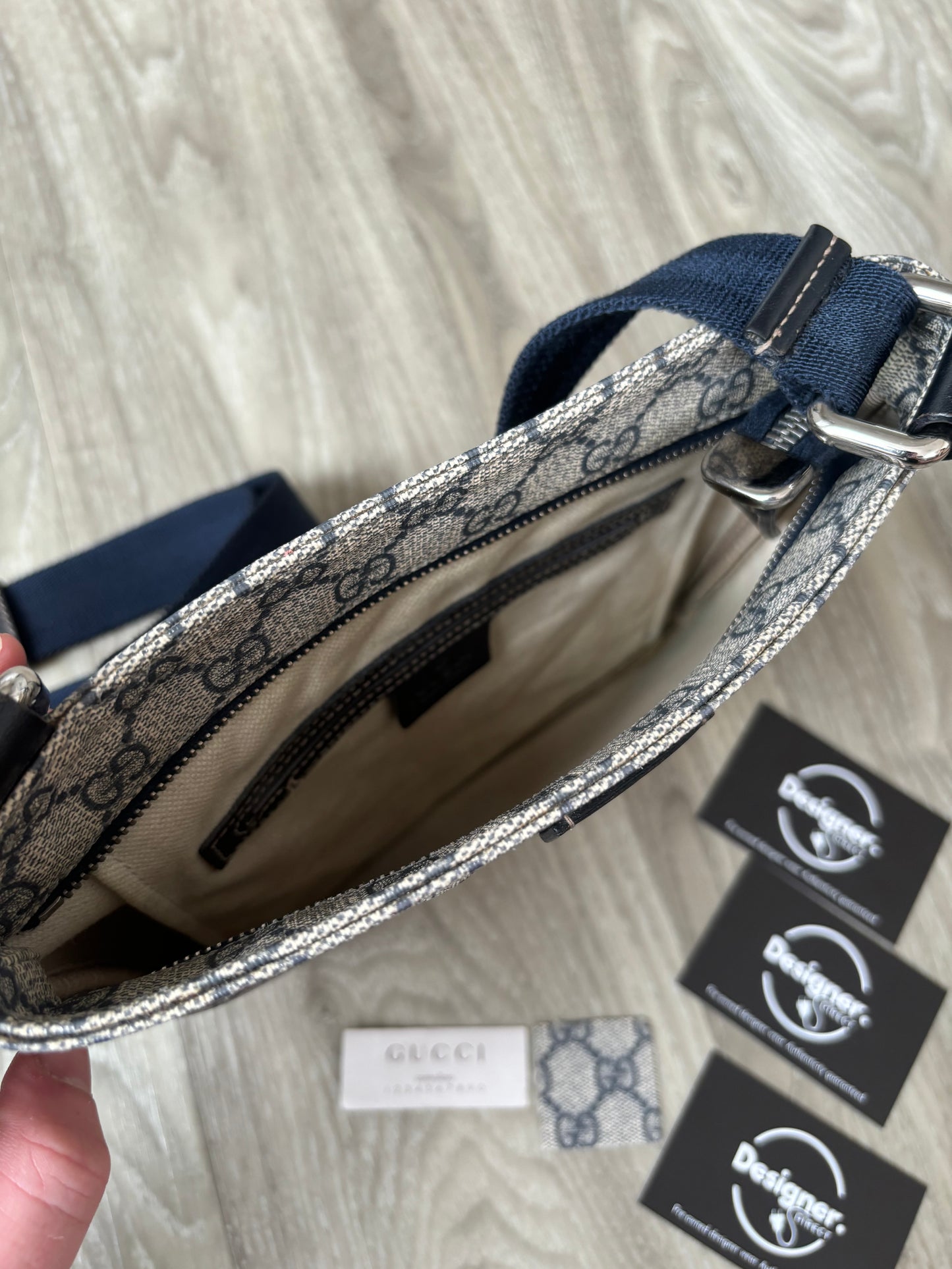 Gucci Messenger Bag (Navy)