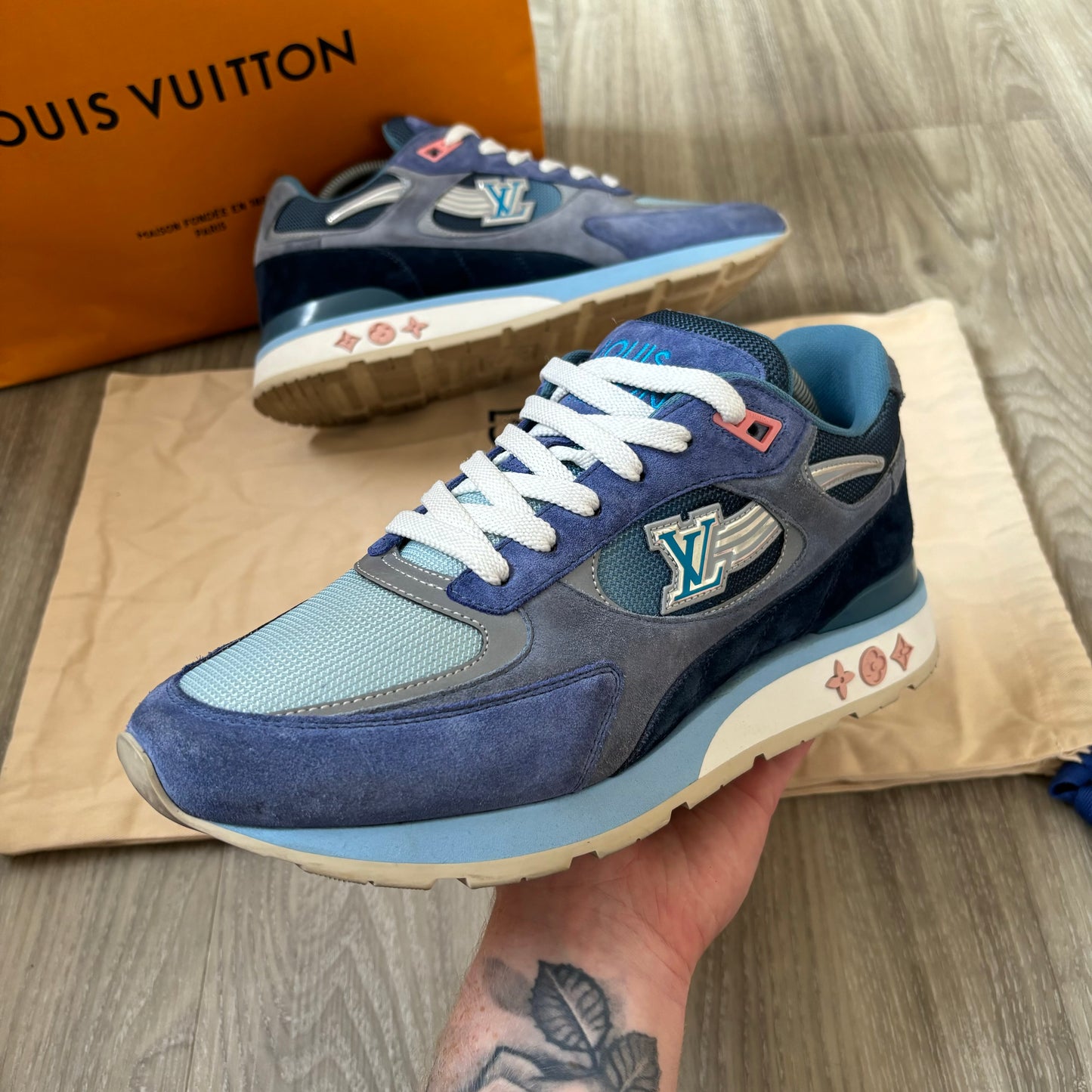 Louis Vuitton Runaway Trainers UK 8.5