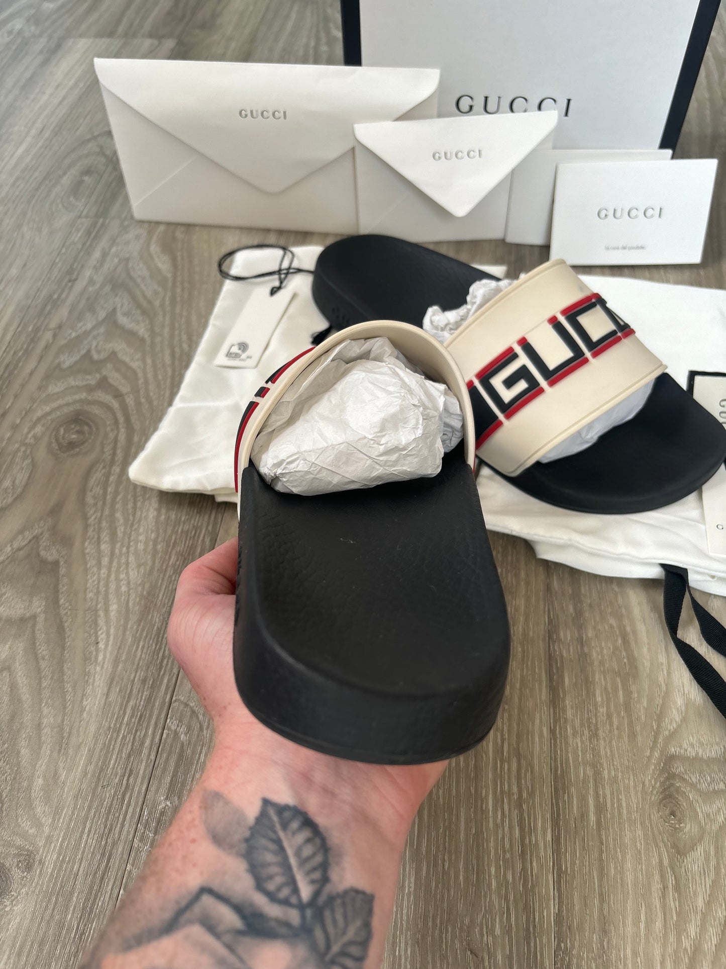 Gucci Sliders UK 8