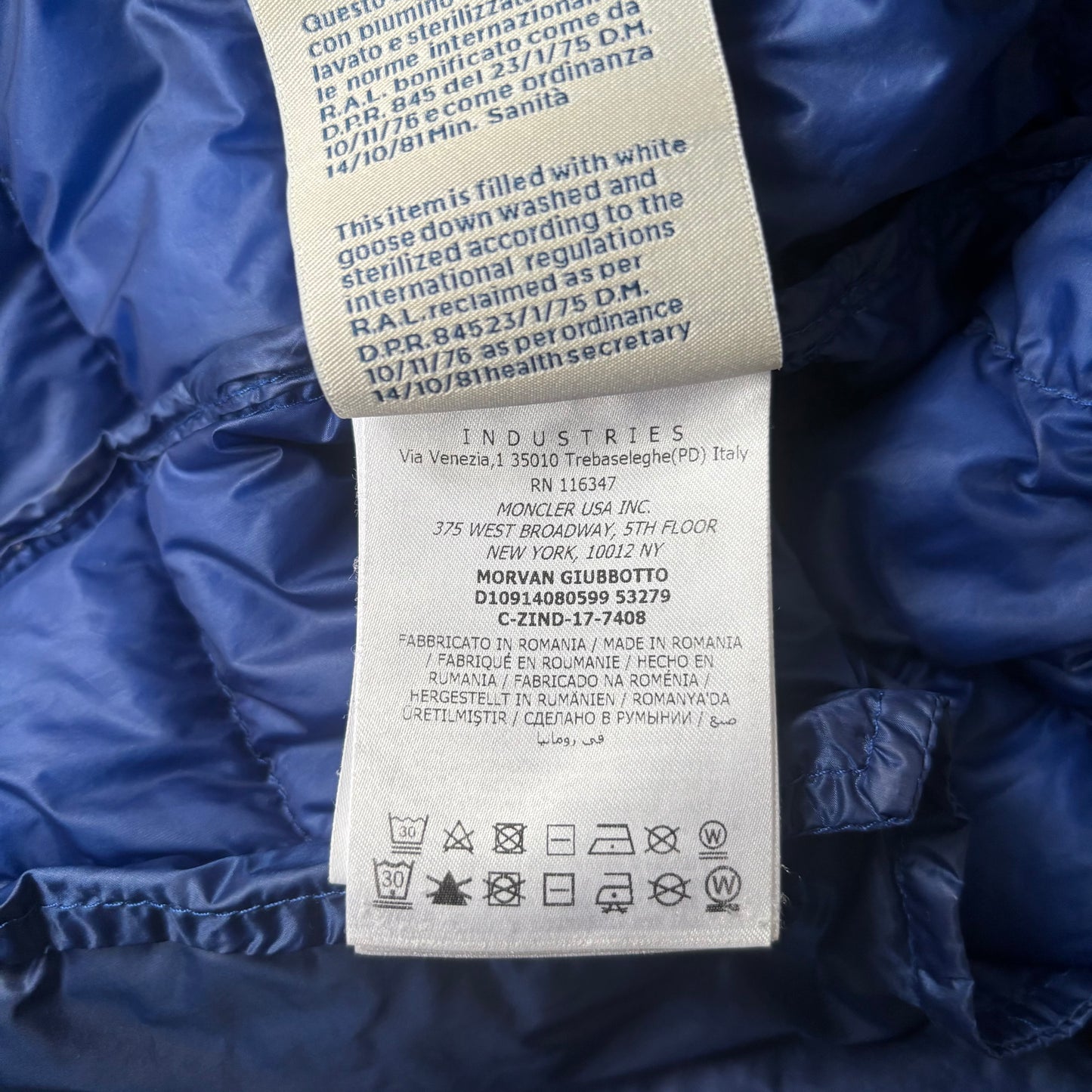 Moncler Morvan Puffer Jacket - Size 1