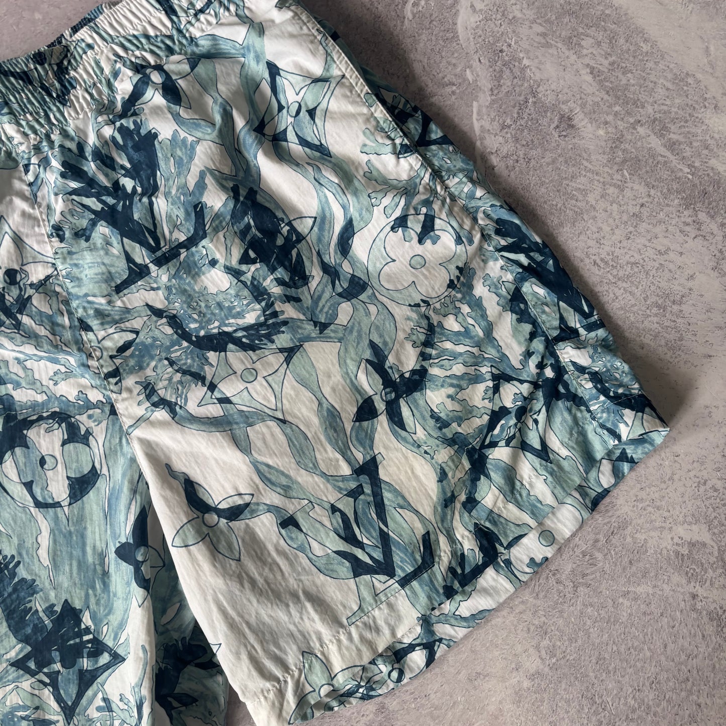 Louis Vuitton Aqua Garden Shorts - Medium