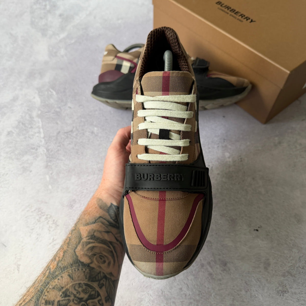 Burberry Ramsey Trainers - UK 9