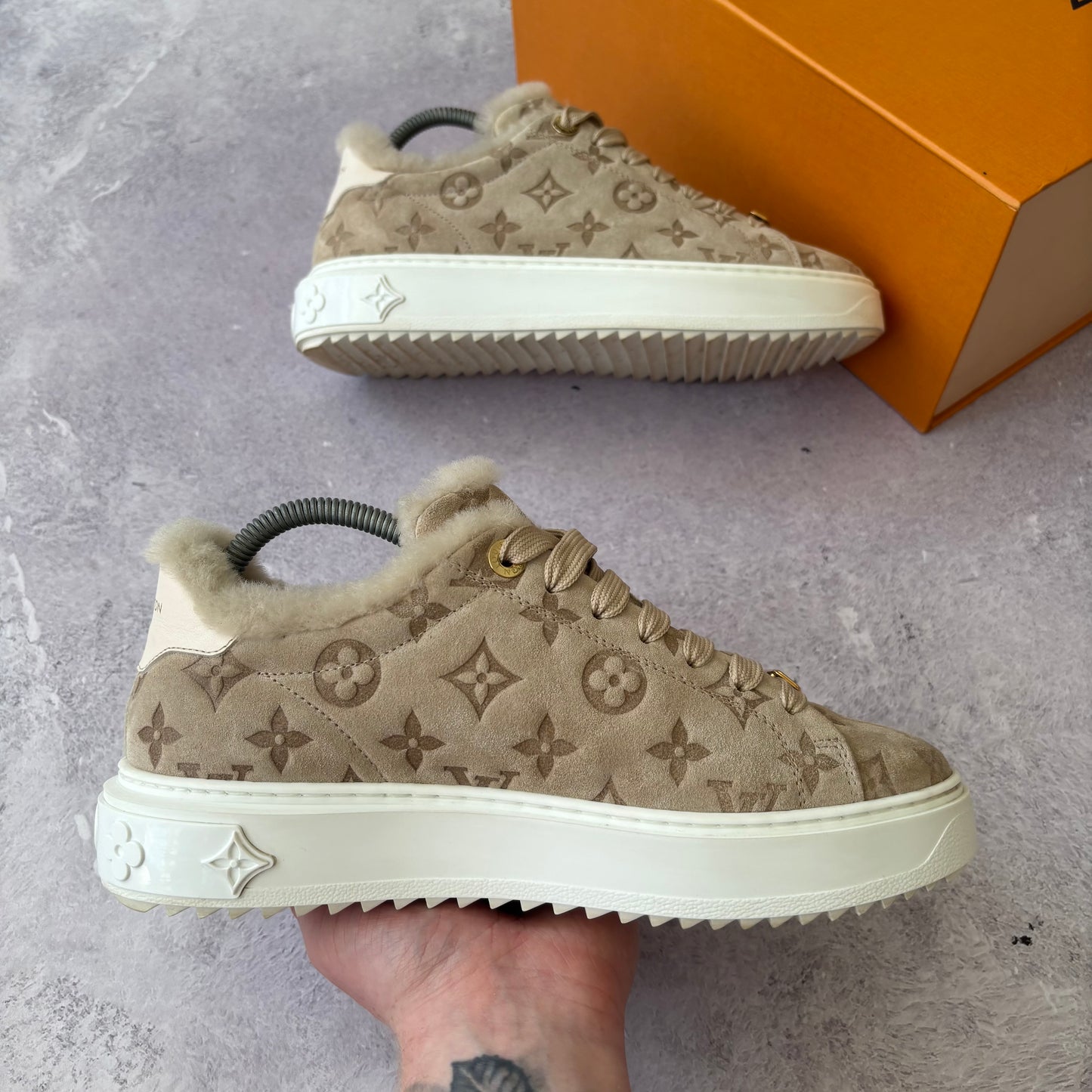 Womens Louis Vuitton Time Out Trainers - Fits UK 6