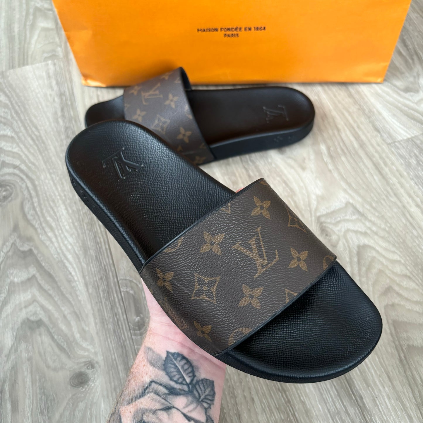 Louis Vuitton Waterfront Mule Sliders UK 8