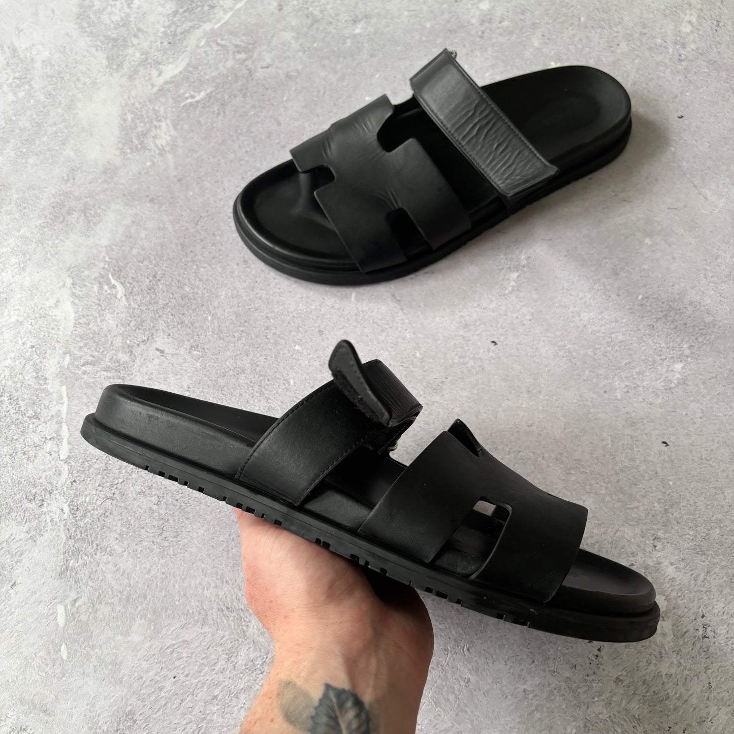 Hermes Chypre Sandals - UK 10