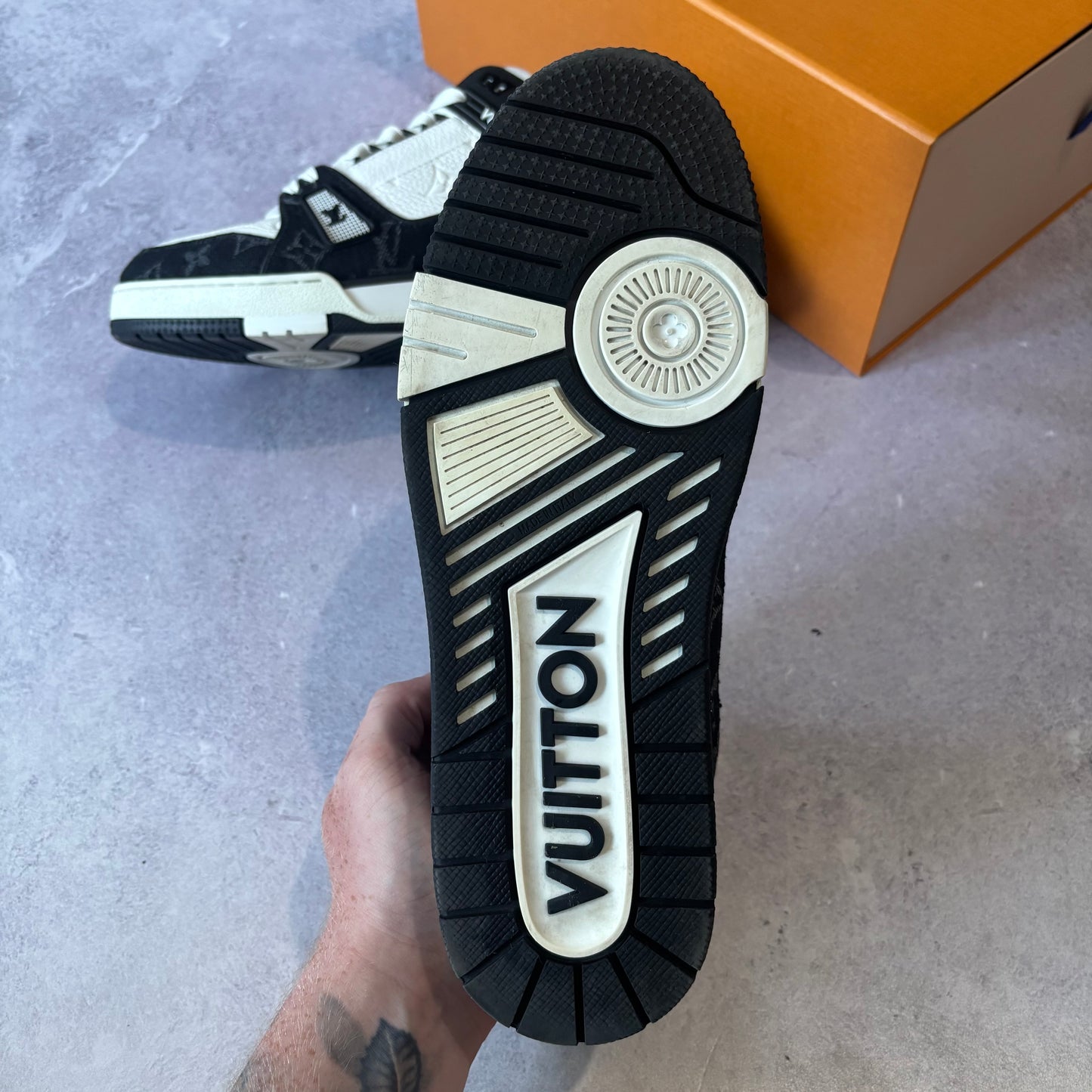 Louis Vuitton Denim Trainers - Fits UK