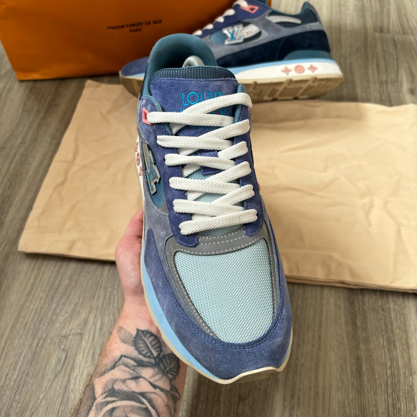 Louis Vuitton Runaway Trainers UK 8.5