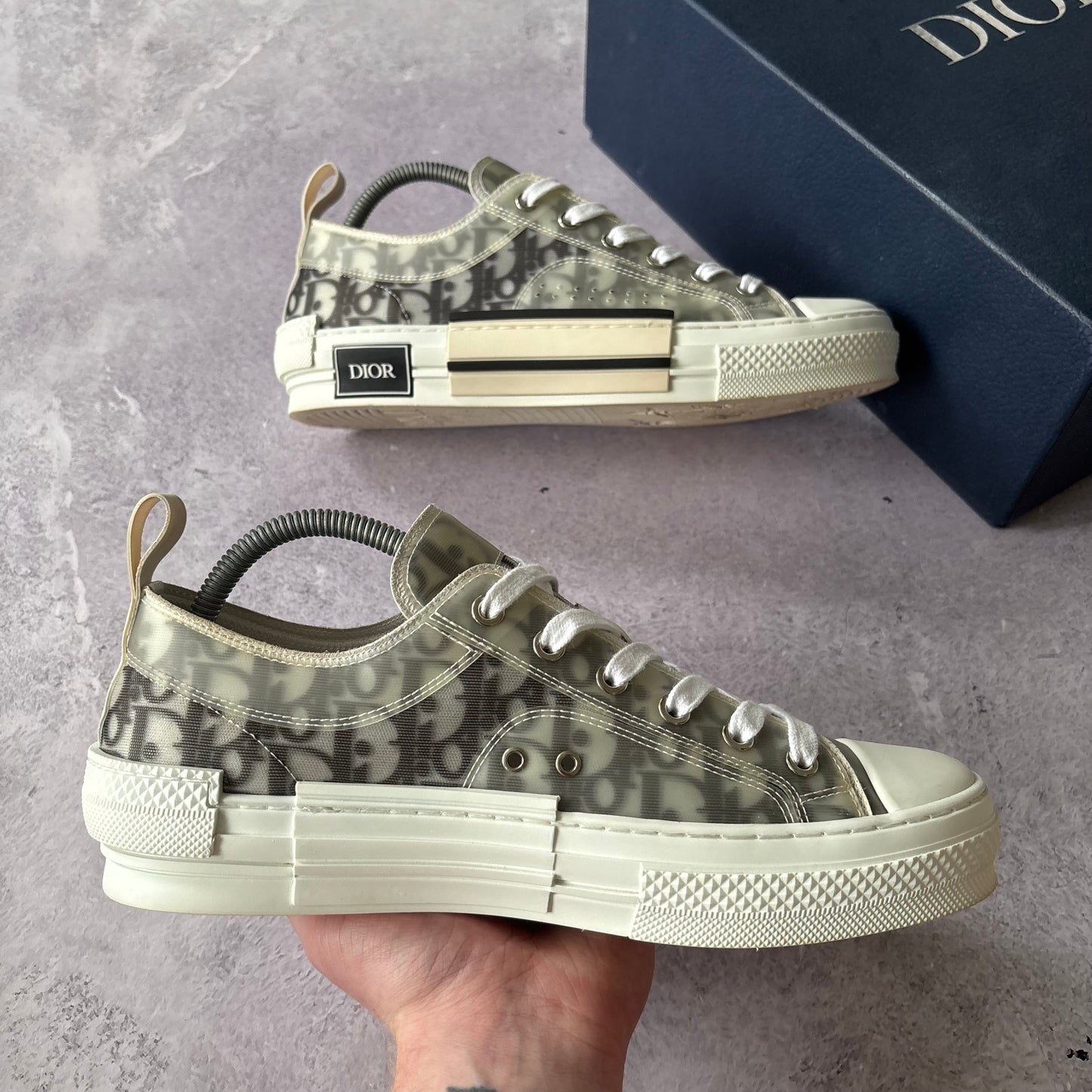 Dior B23 Low Trainers - UK 7.5