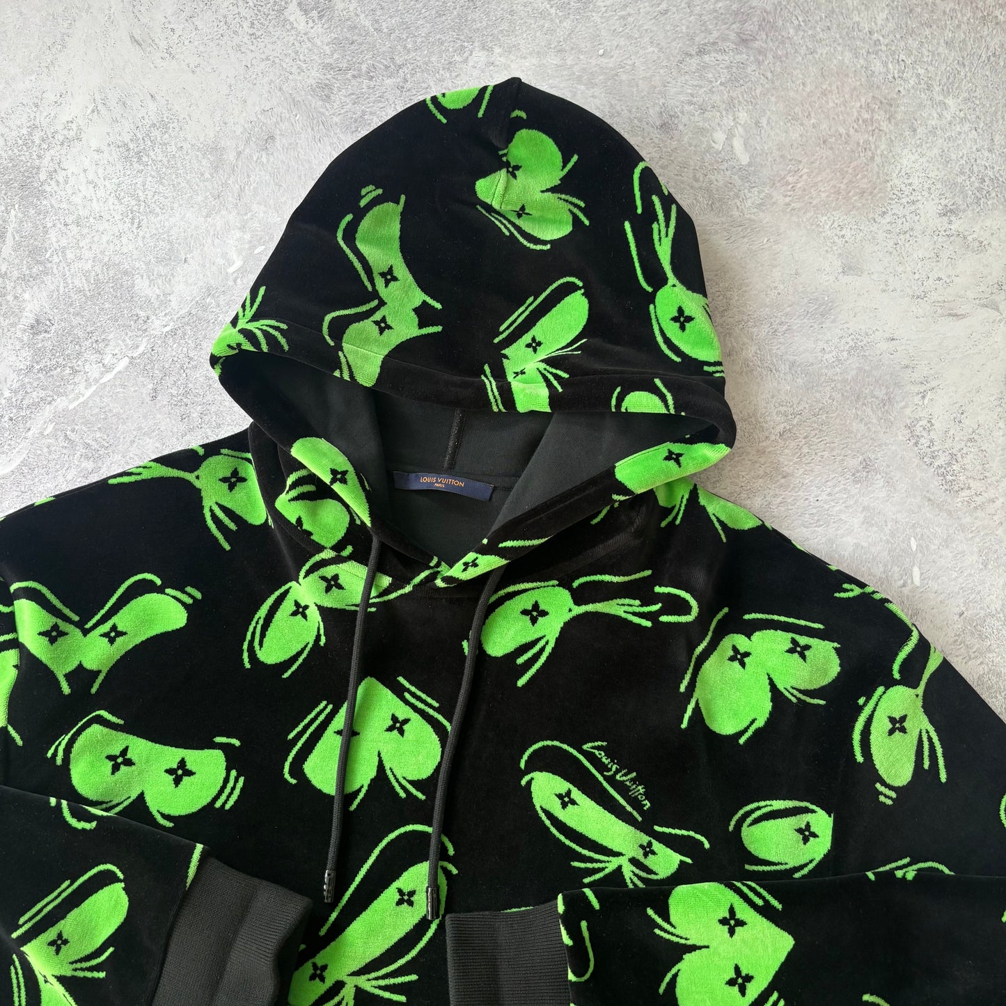 Louis Vuitton Velvet Hoodie - Medium
