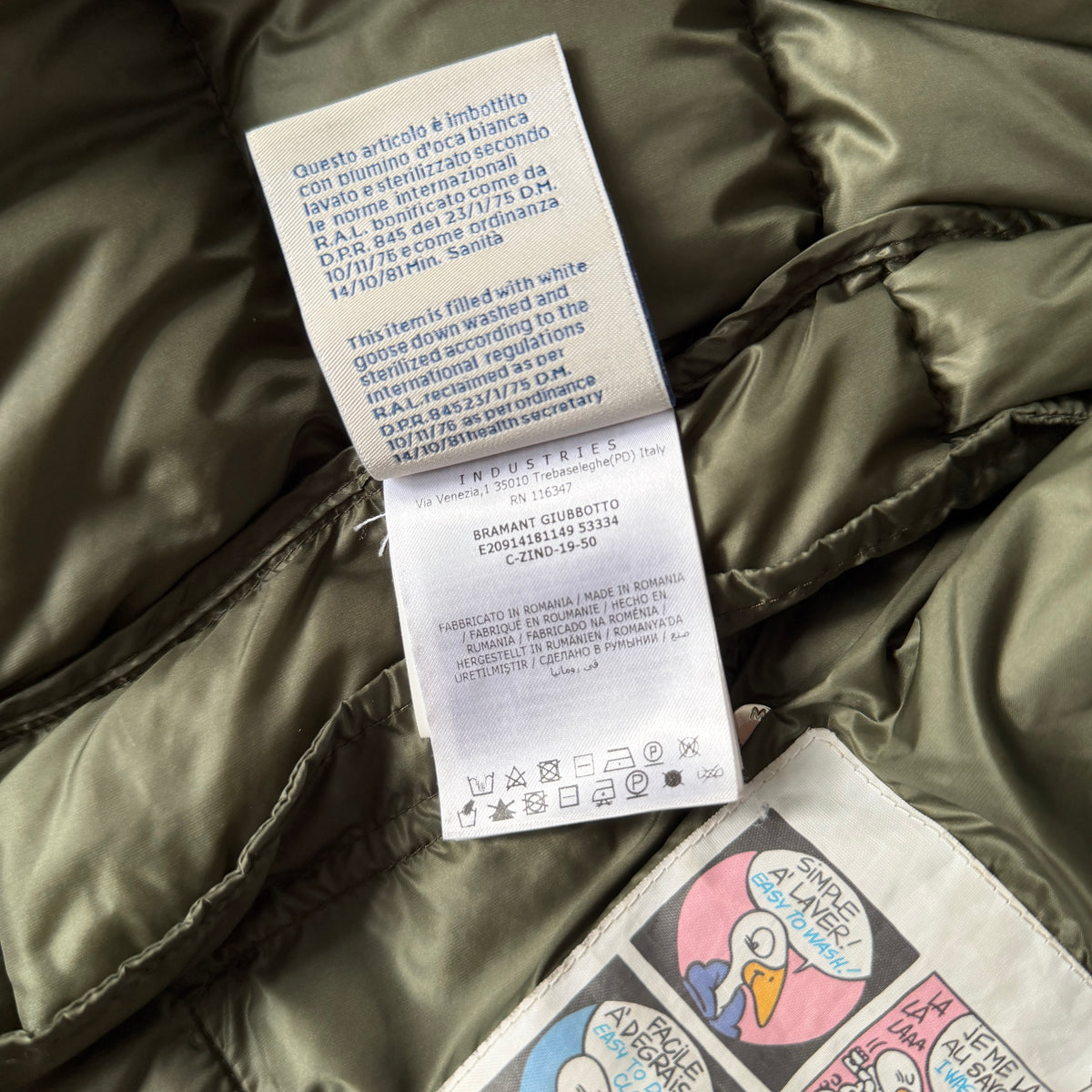 Moncler Bramant Puffer Jacket - Size 1