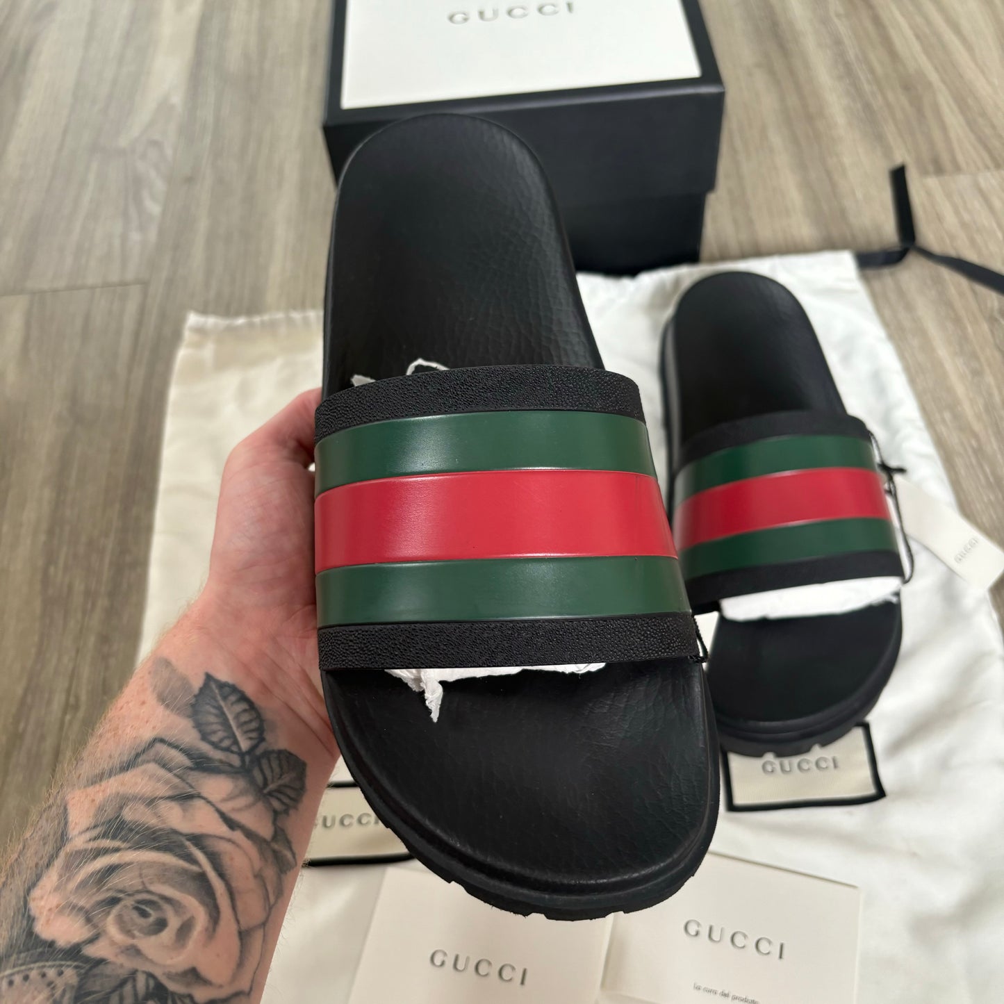 Gucci Sliders UK 8