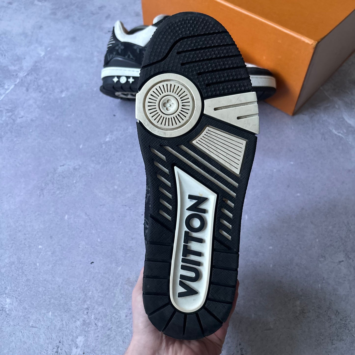 Louis Vuitton Denim Trainers - Fits UK 8