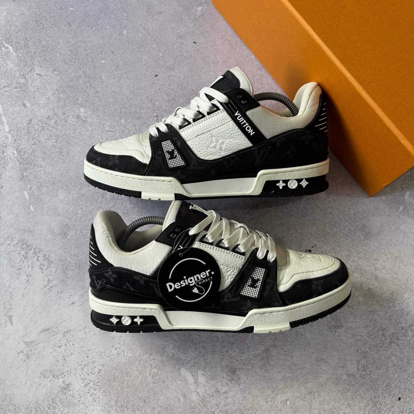Louis Vuitton Denim Trainers - Fits UK 8