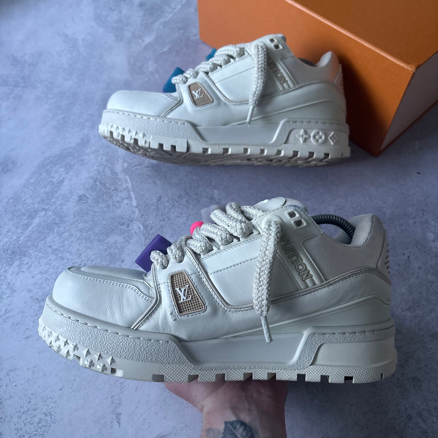 Louis Vuitton Maxi Trainers - Fits UK 10