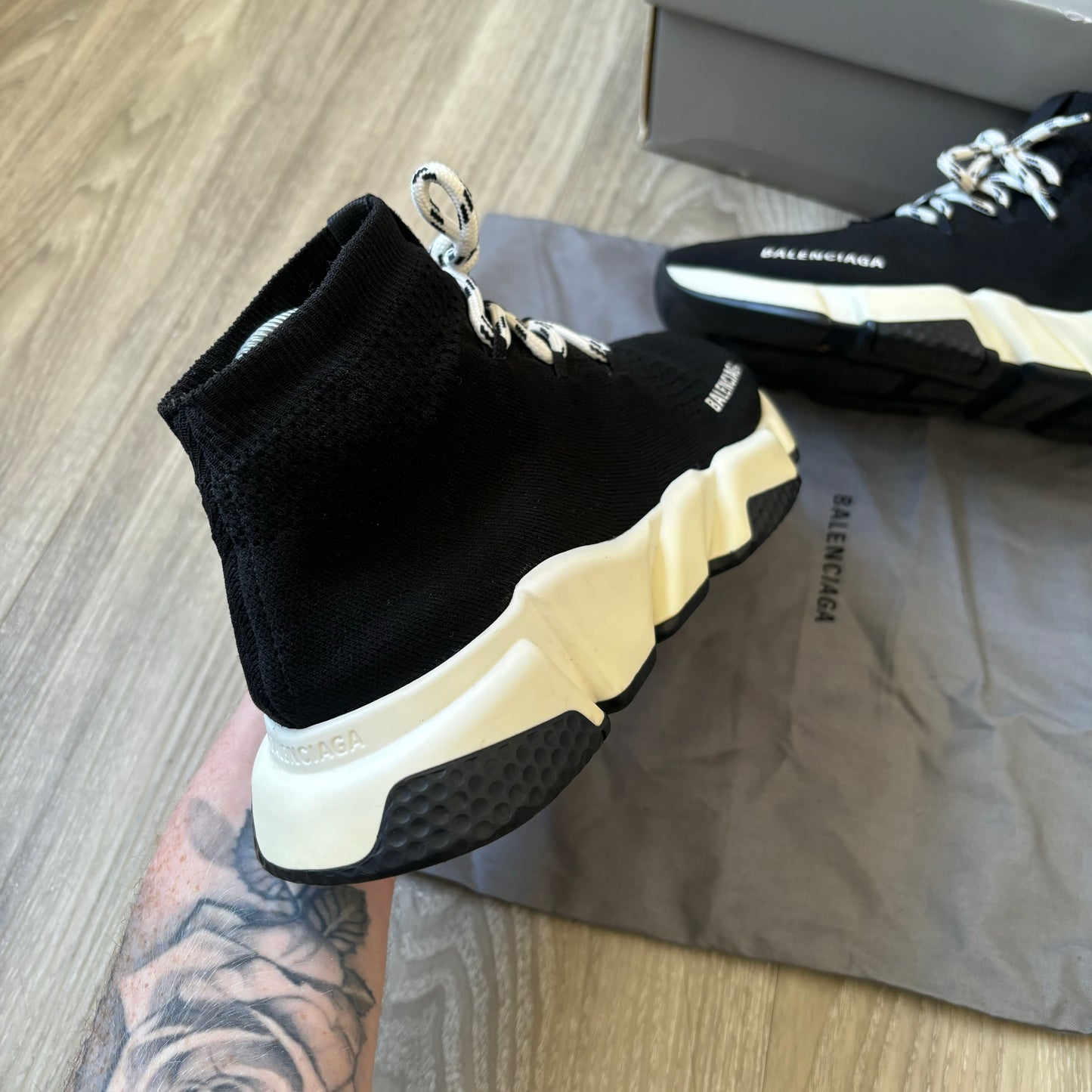 Balenciaga Speed Laced Trainers UK 7