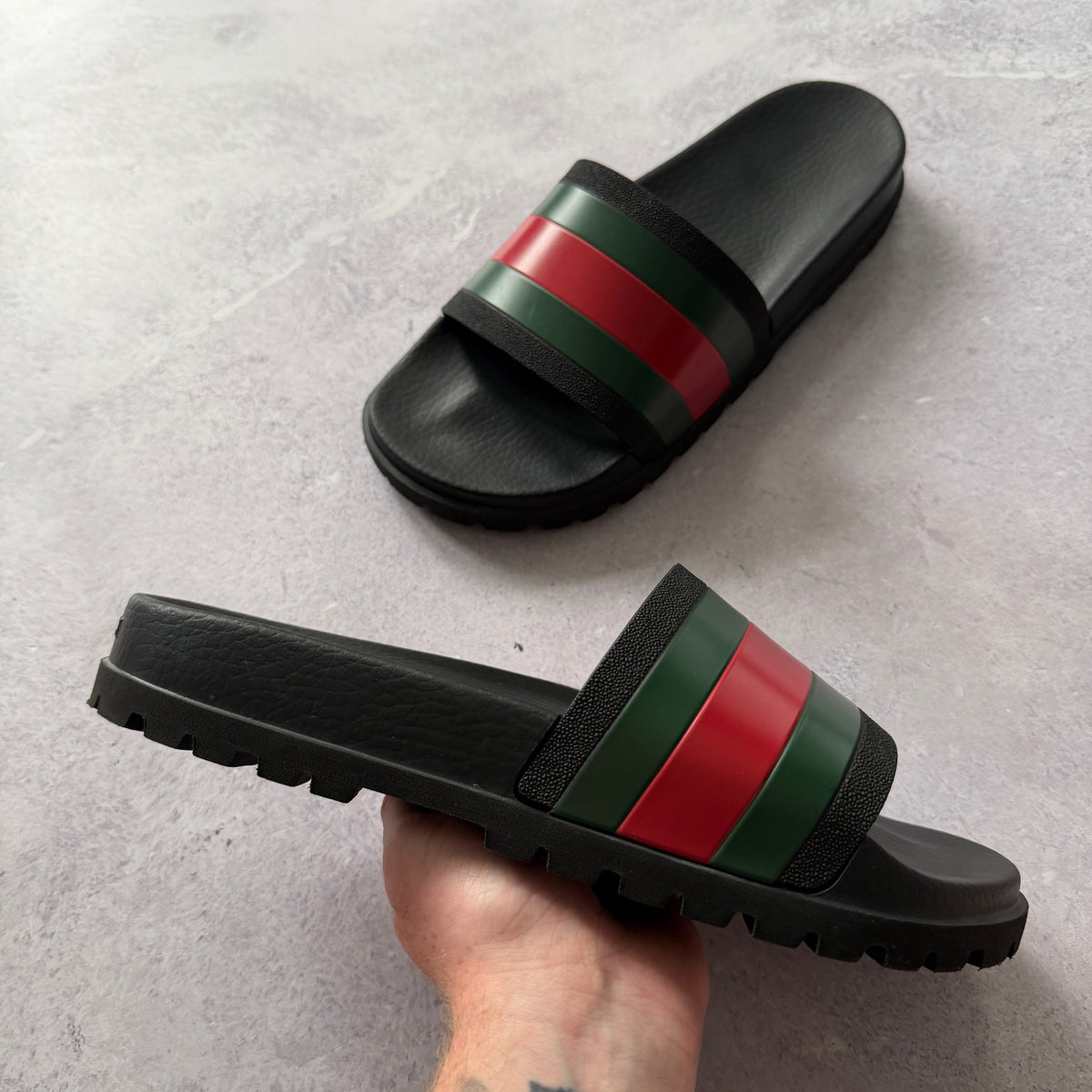 Gucci Web Sliders - UK 9