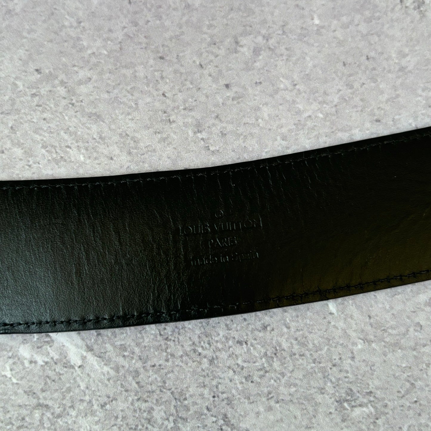 Louis Vuitton Black Damier Belt Fits Waist 40” - 44”