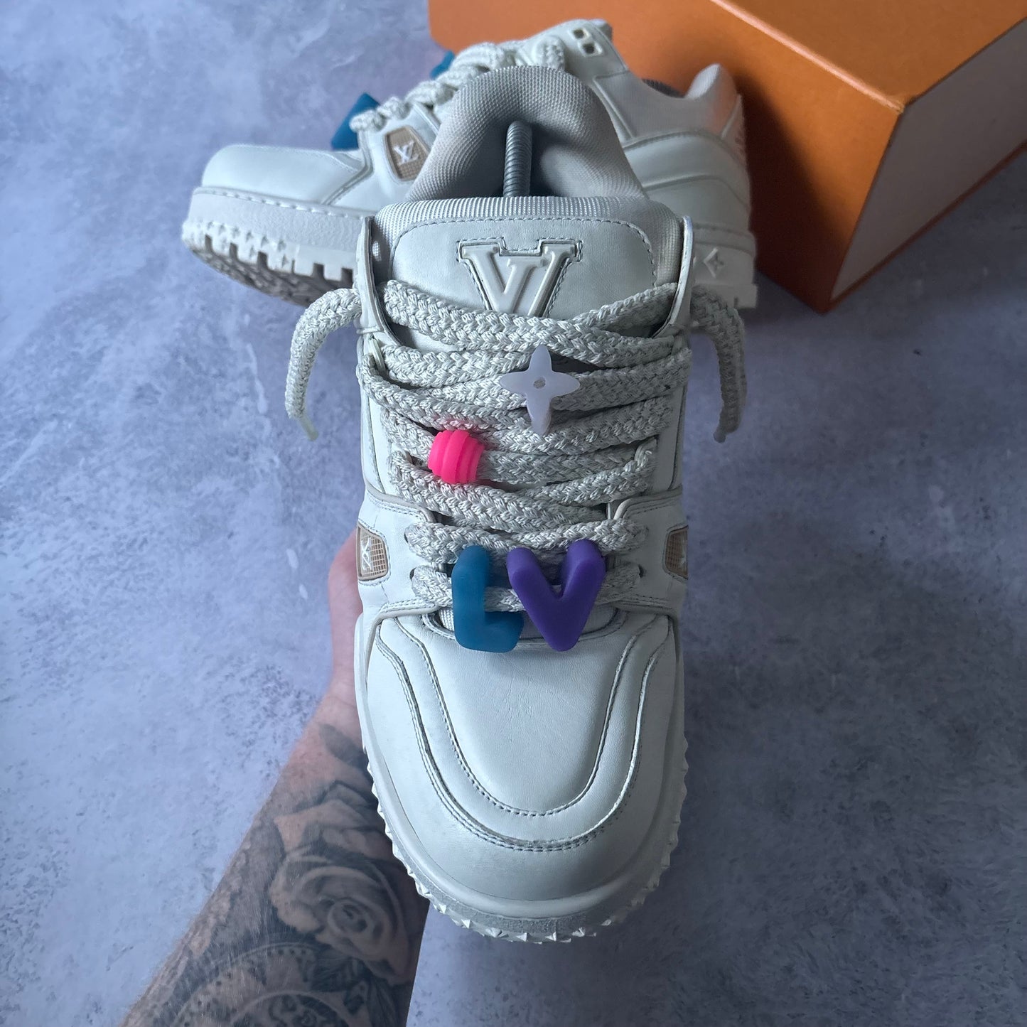 Louis Vuitton Maxi Trainers - Fits UK 10