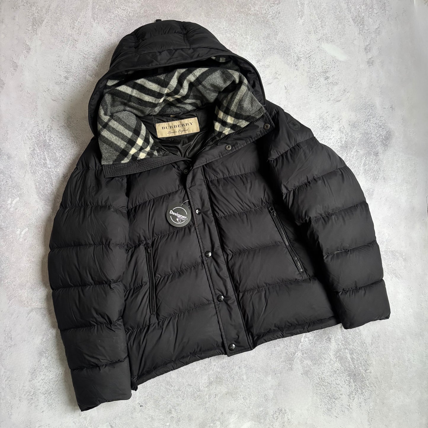 Burberry Puffer Jacket - Fits Large