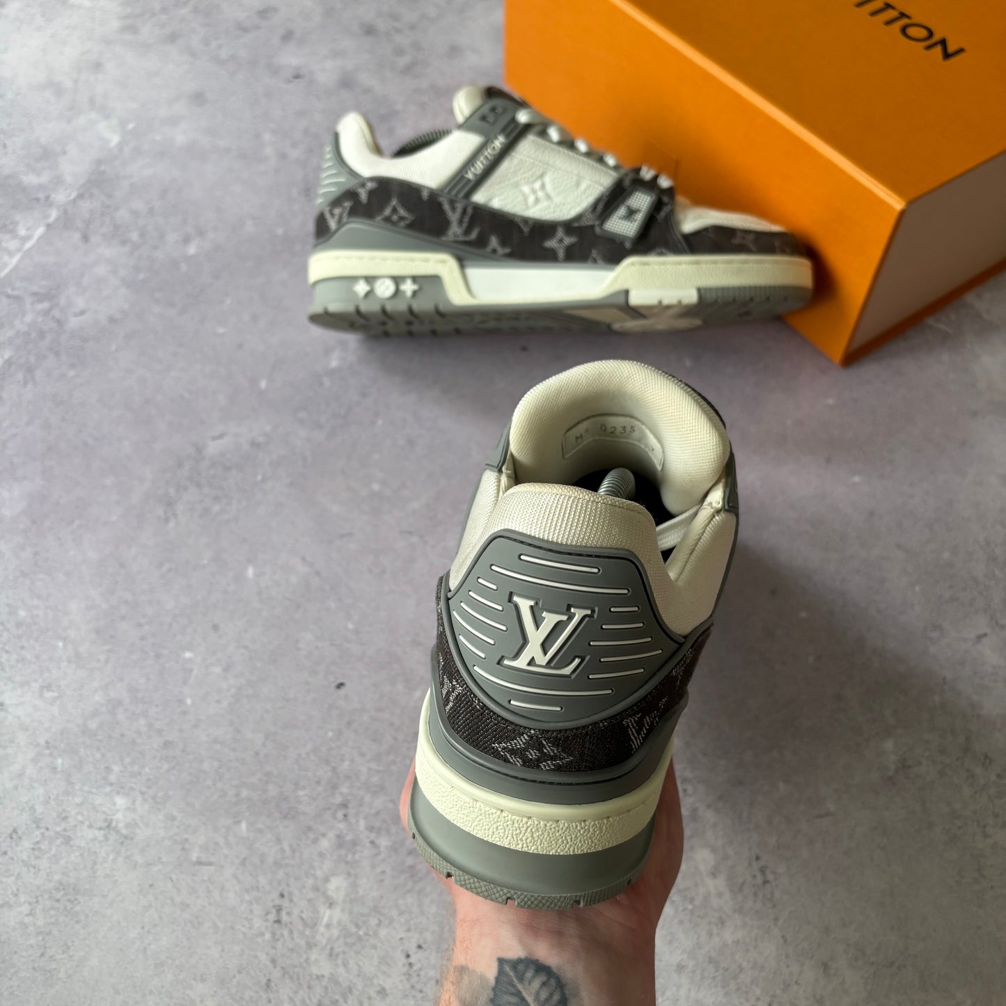 Louis Vuitton Denim Trainers - Fits UK 8