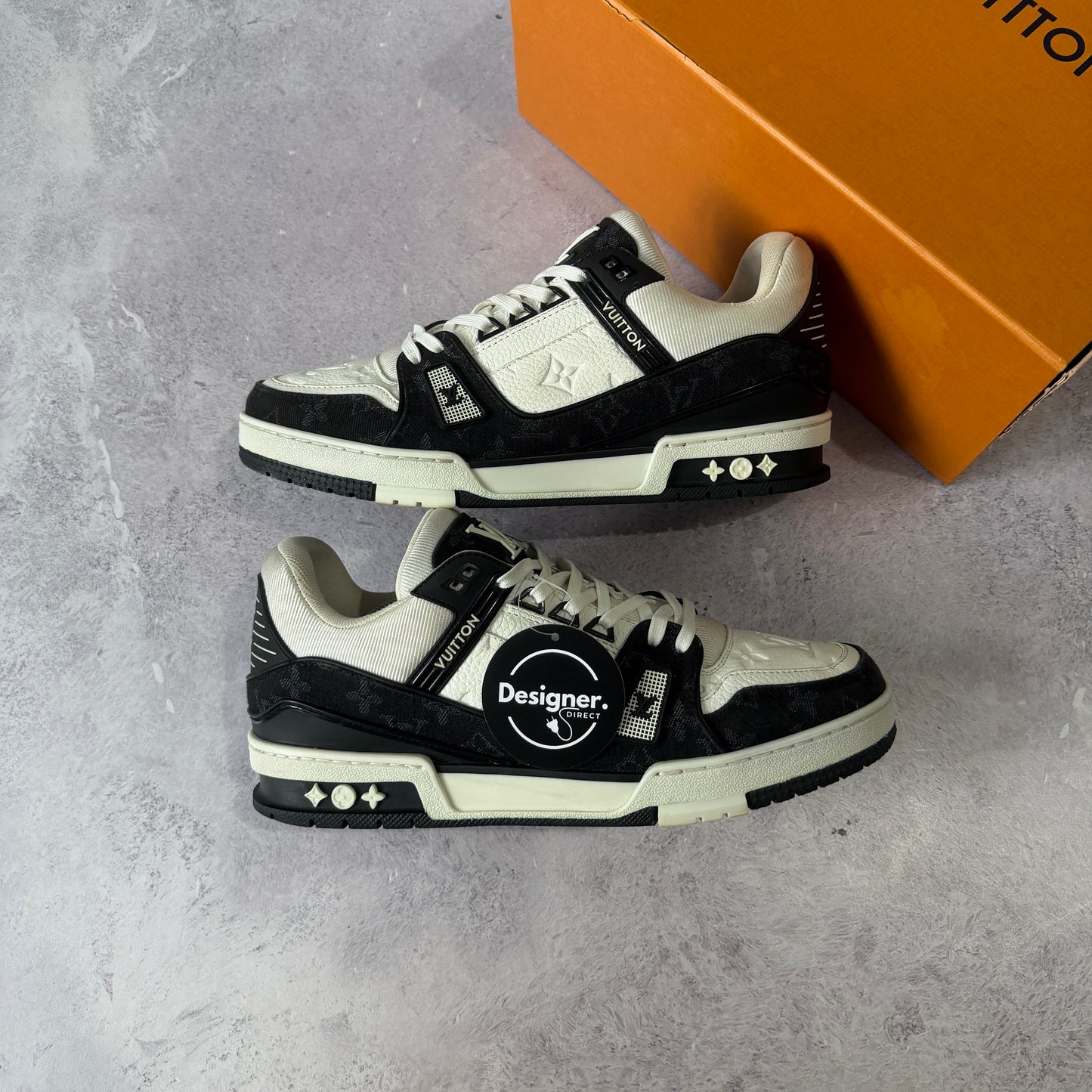 Louis Vuitton Denim Trainers - Fits UK 11.5/12