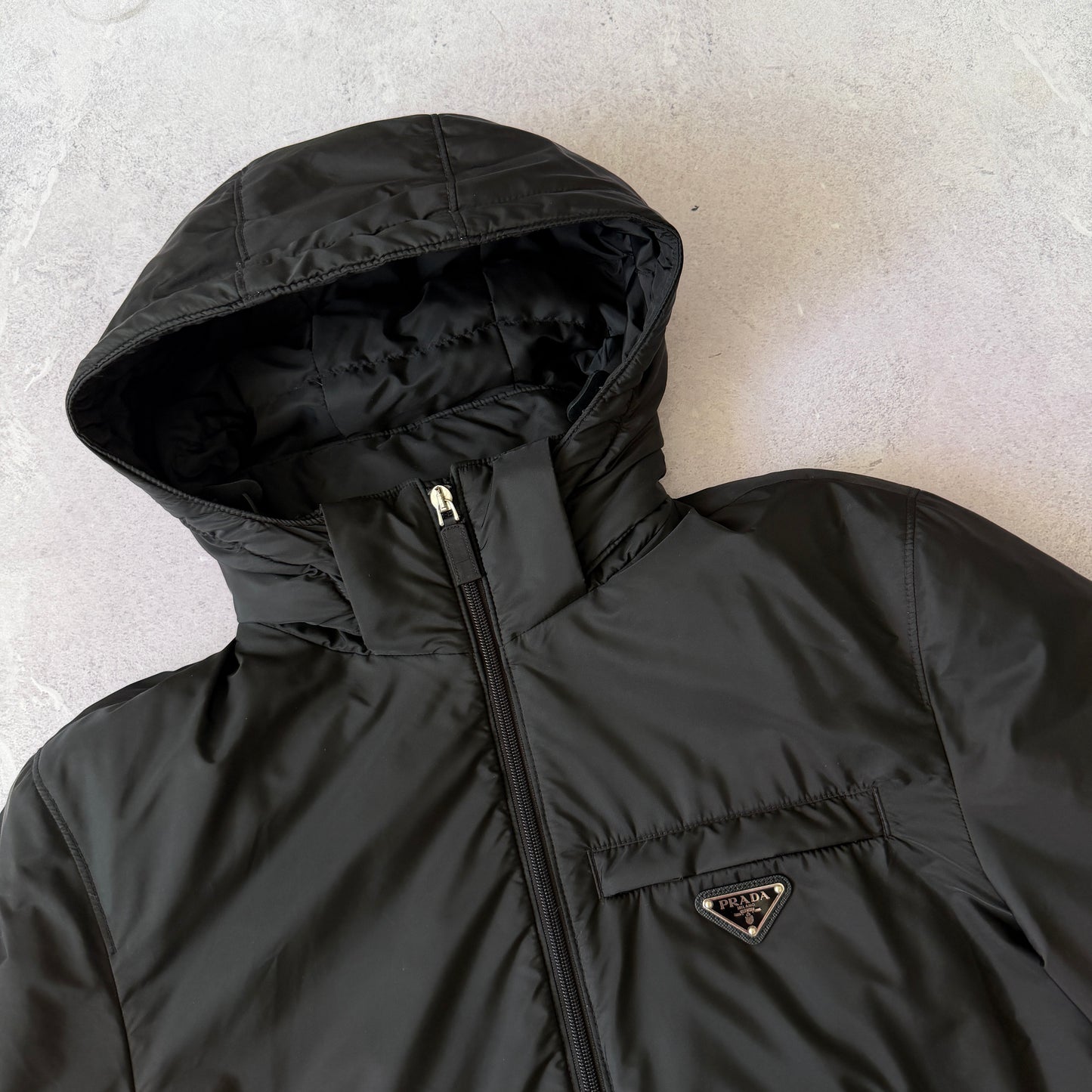 Prada Re-Nylon Padded Jacket - Fits Medium