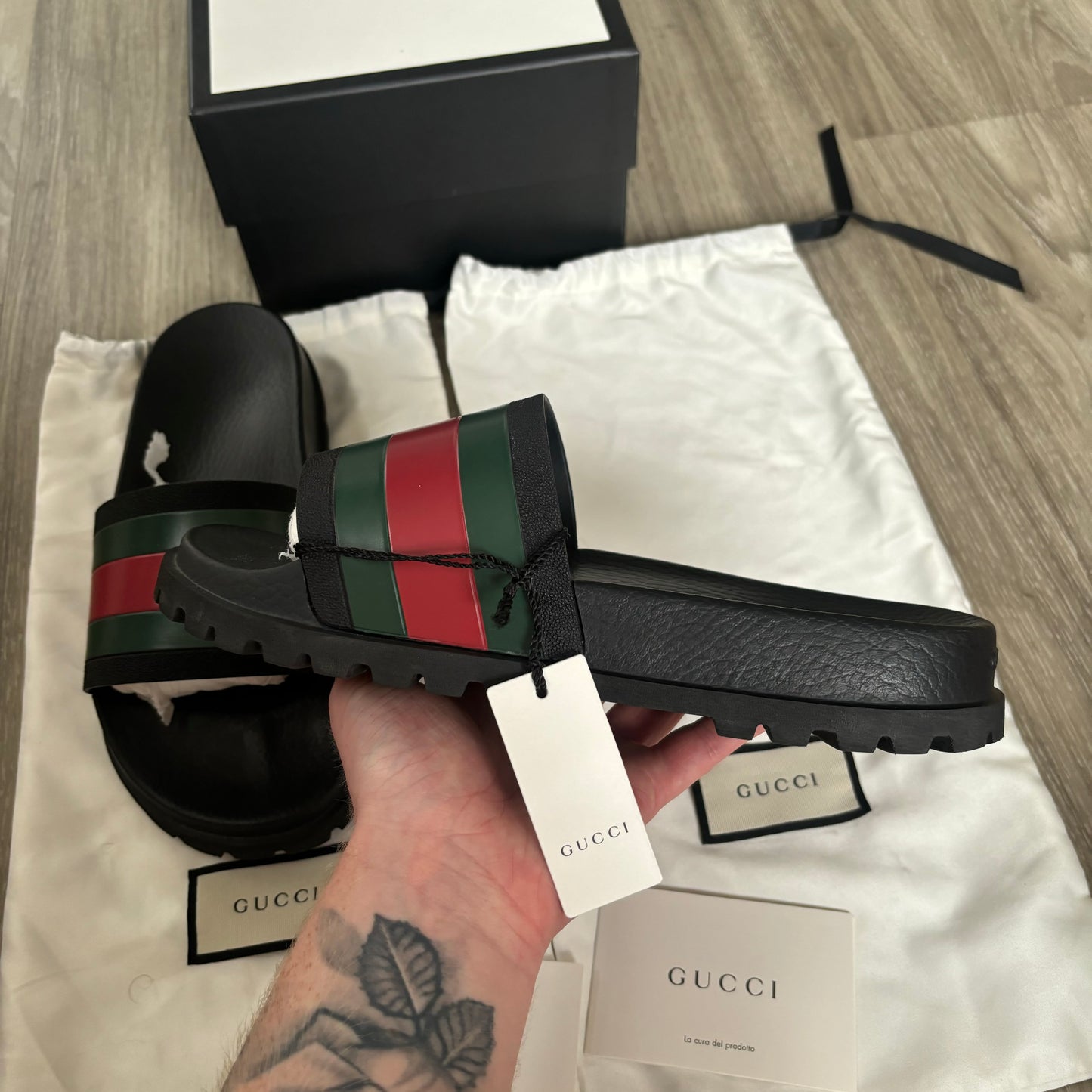 Gucci Sliders UK 8