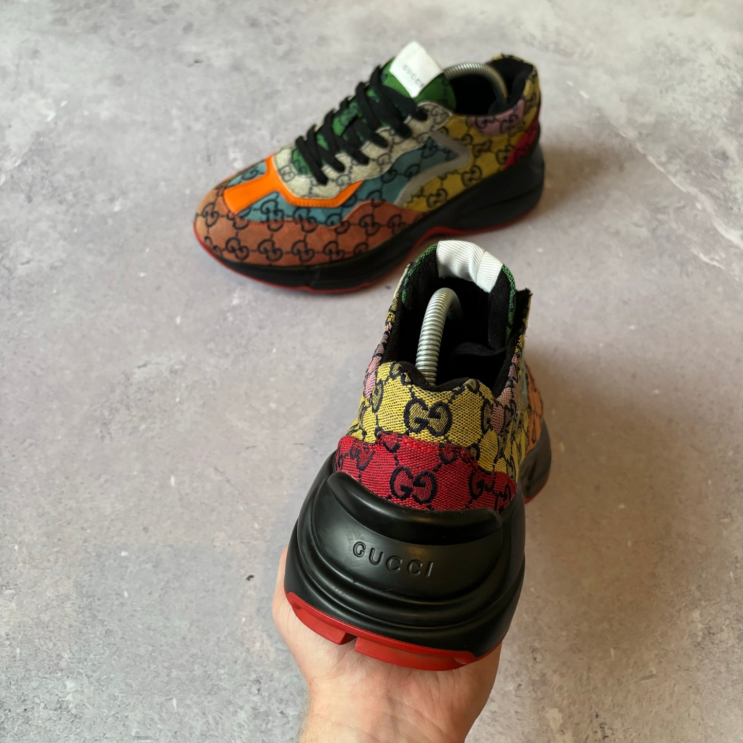 Gucci Rython Trainers - UK 7.5